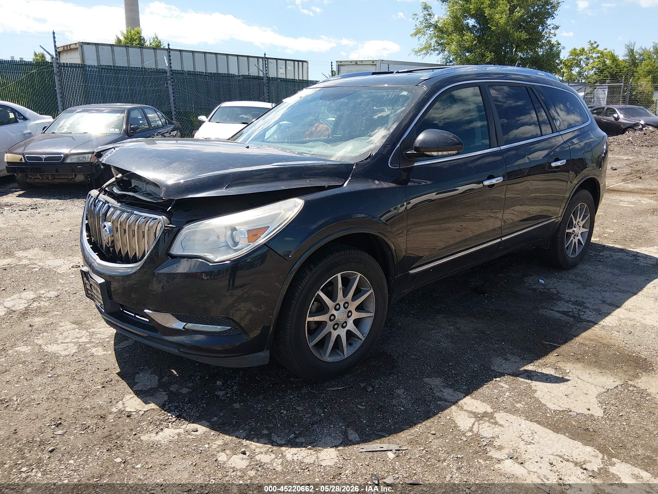 2014 Buick Enclave Leather Brown vin: 5GAKRBKD8EJ317053
