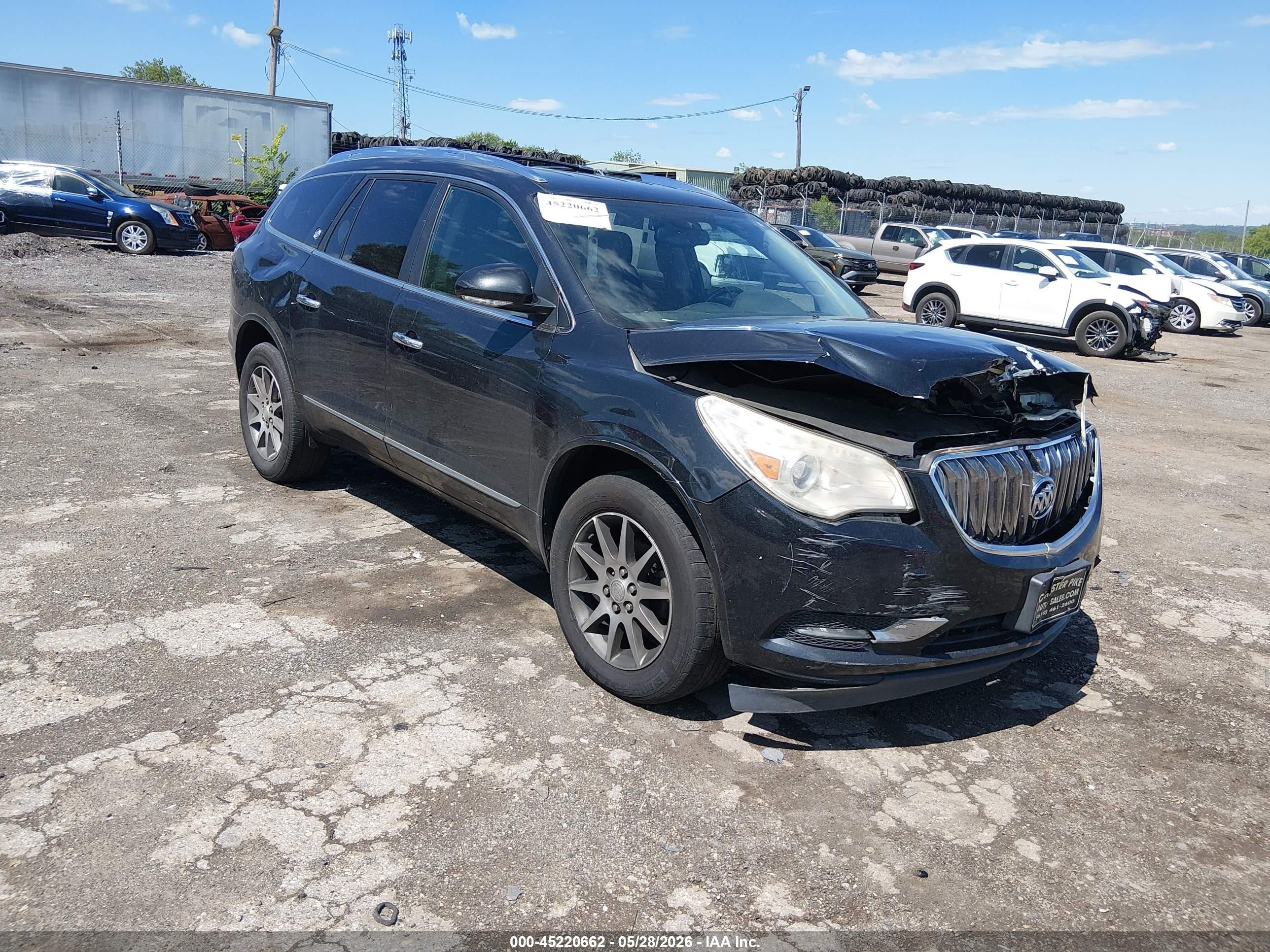 2014 Buick Enclave Leather Brown vin: 5GAKRBKD8EJ317053