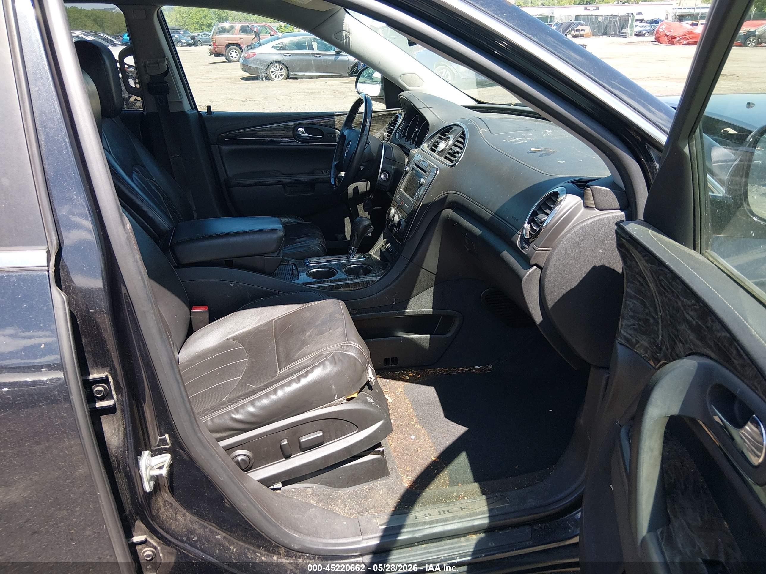 2014 Buick Enclave Leather Brown vin: 5GAKRBKD8EJ317053