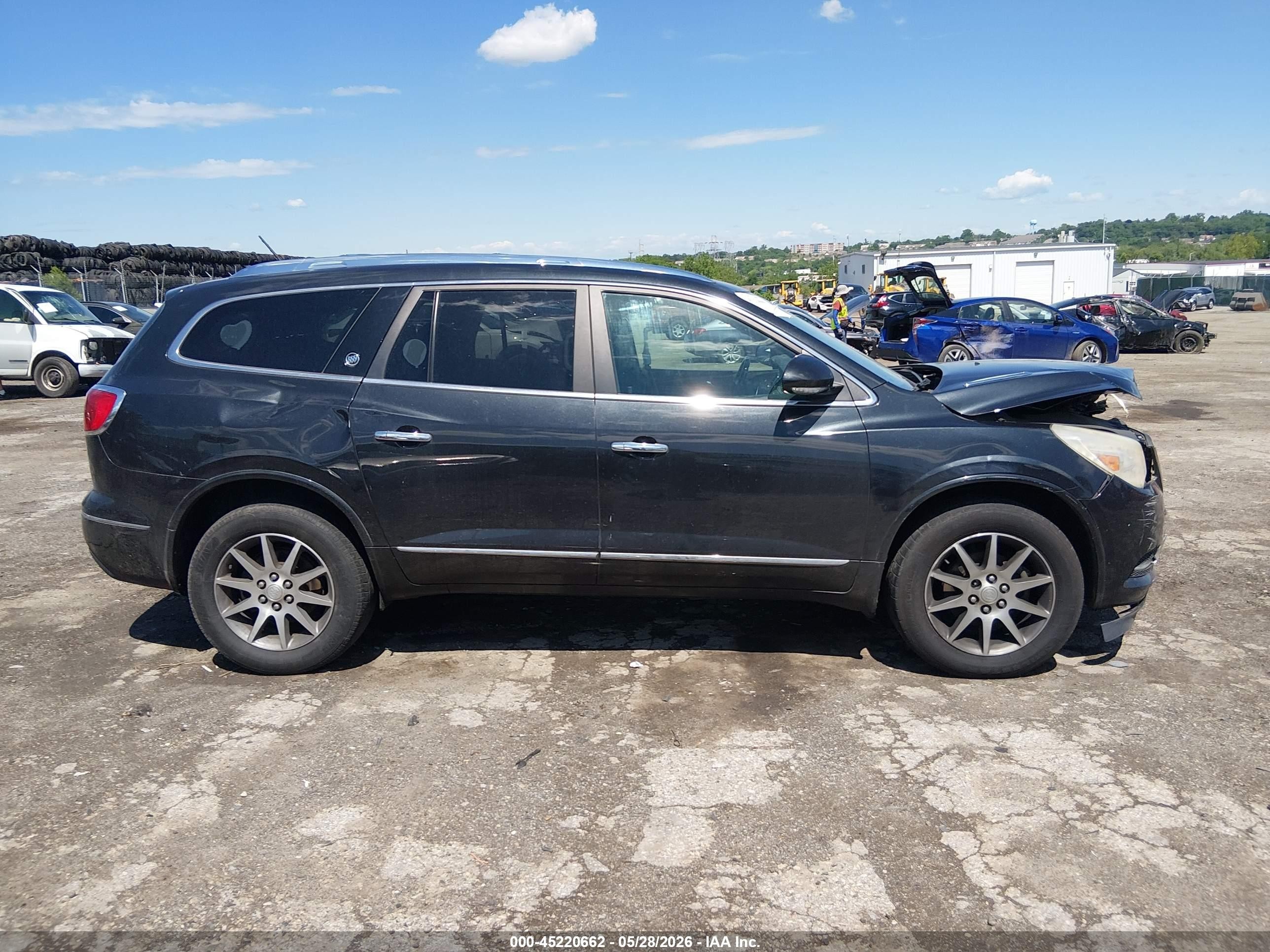 2014 Buick Enclave Leather Brown vin: 5GAKRBKD8EJ317053