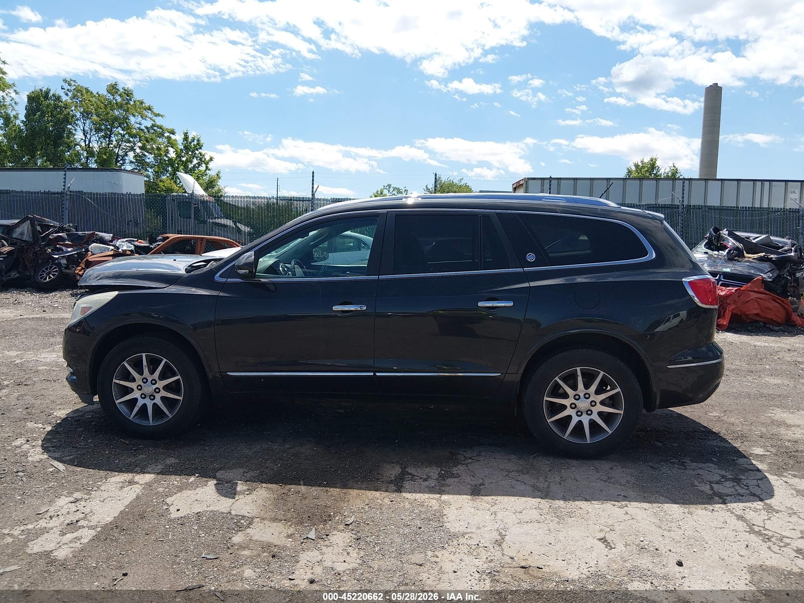 2014 Buick Enclave Leather Brown vin: 5GAKRBKD8EJ317053