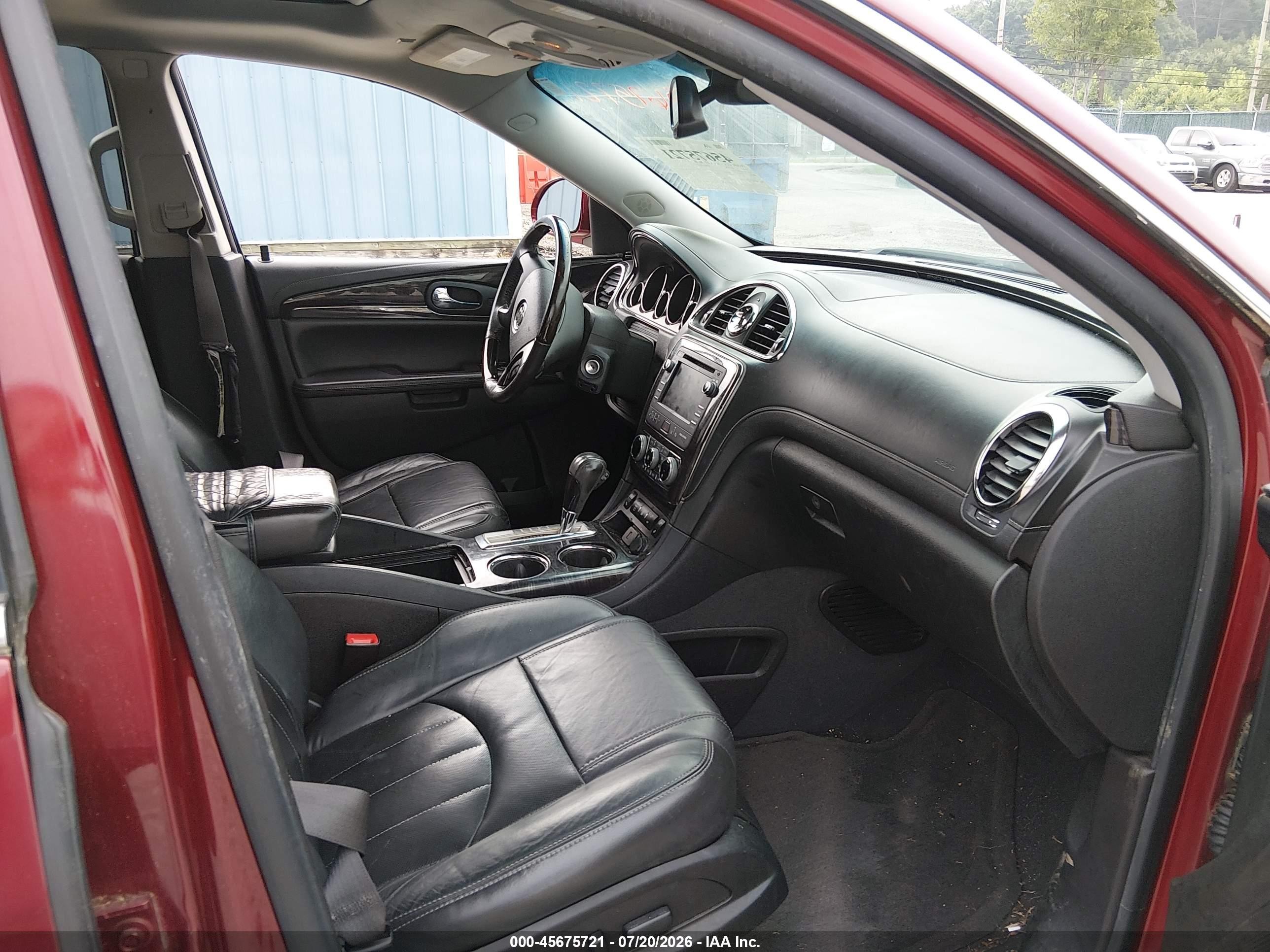 2015 Buick Enclave Leather Burgundy vin: 5GAKRBKD8FJ117341