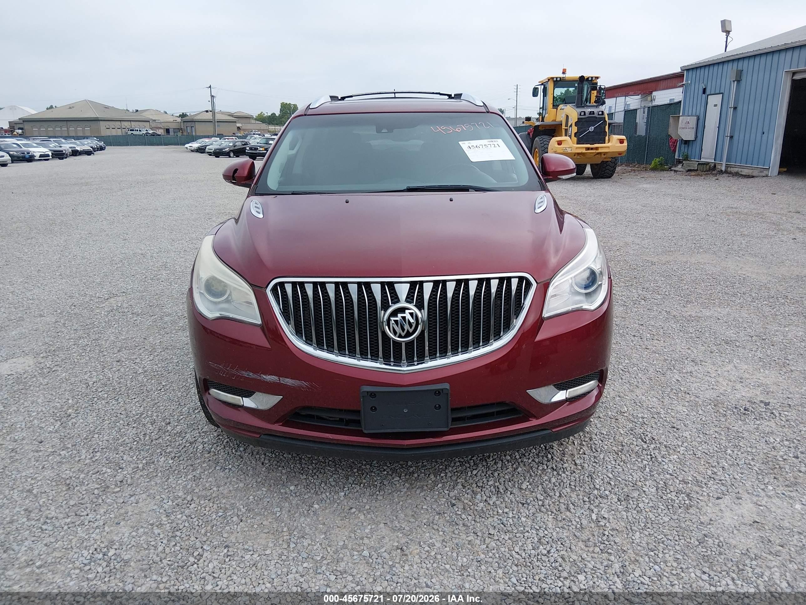 2015 Buick Enclave Leather Burgundy vin: 5GAKRBKD8FJ117341