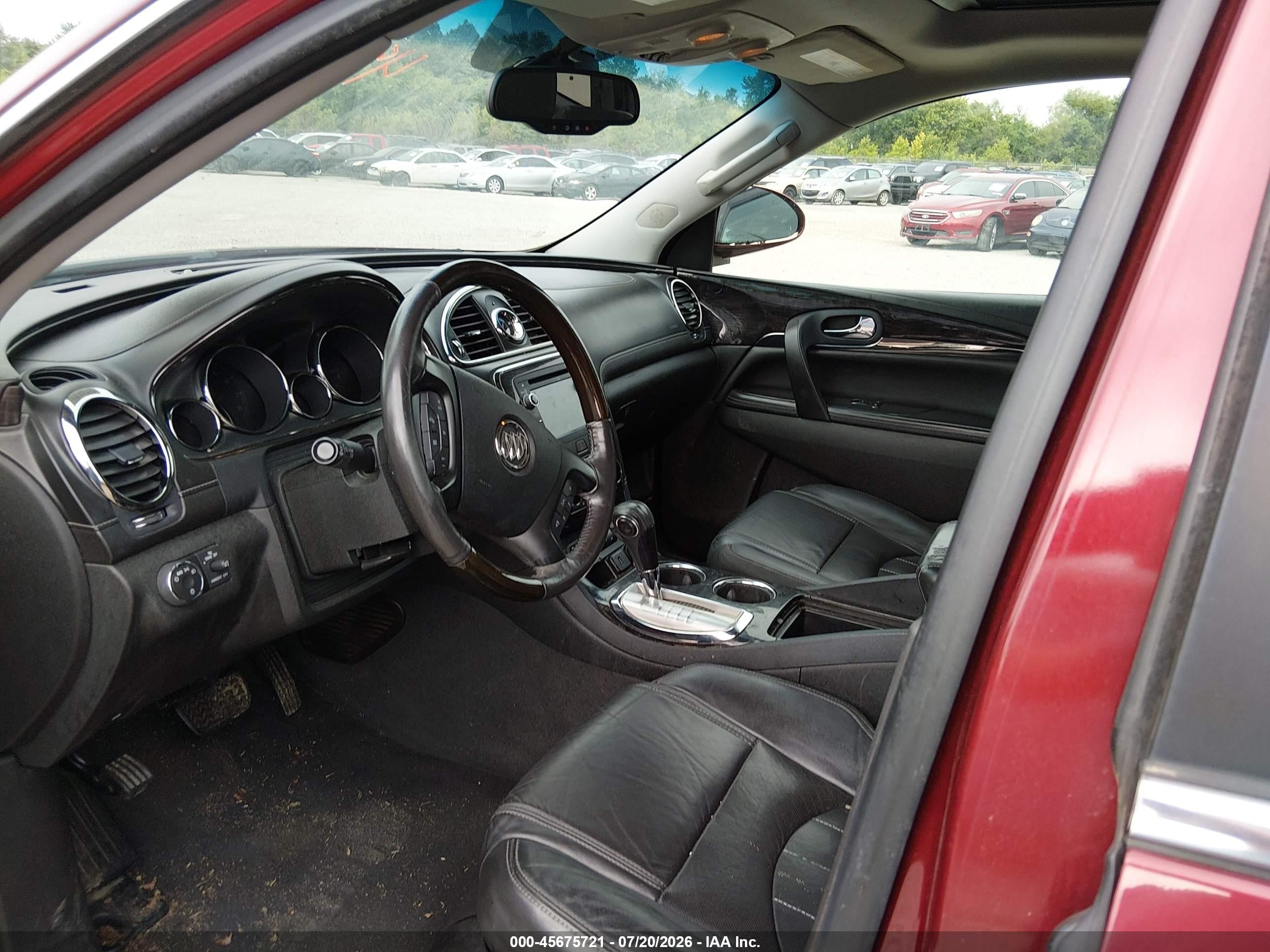 2015 Buick Enclave Leather Burgundy vin: 5GAKRBKD8FJ117341