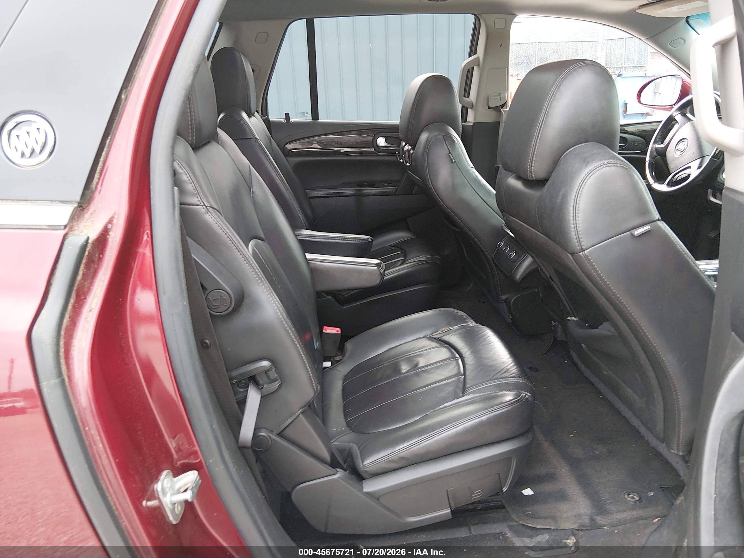 2015 Buick Enclave Leather Burgundy vin: 5GAKRBKD8FJ117341