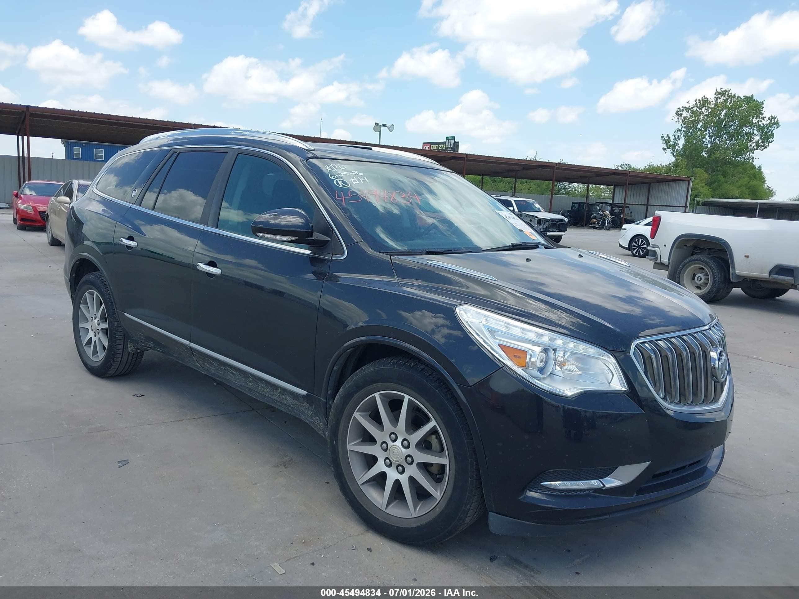2015 Buick Enclave Leather Black vin: 5GAKRBKD8FJ118621