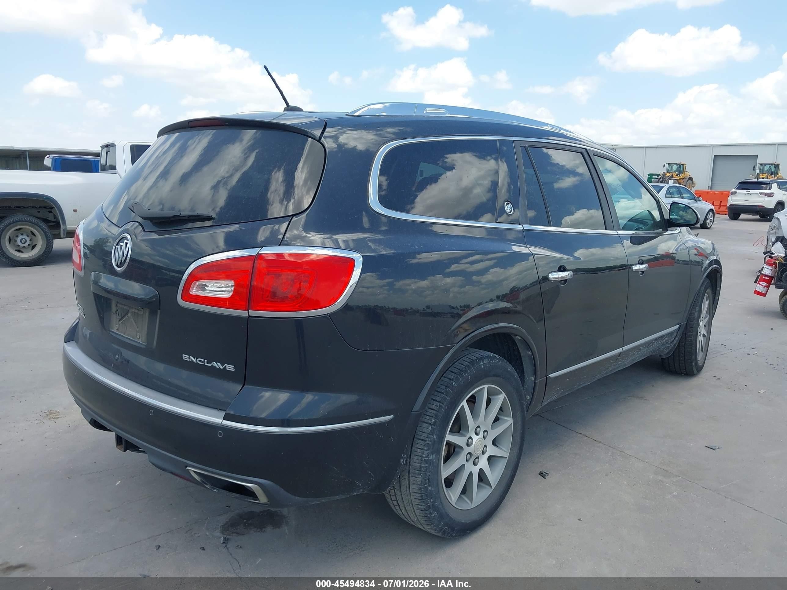 2015 Buick Enclave Leather Black vin: 5GAKRBKD8FJ118621