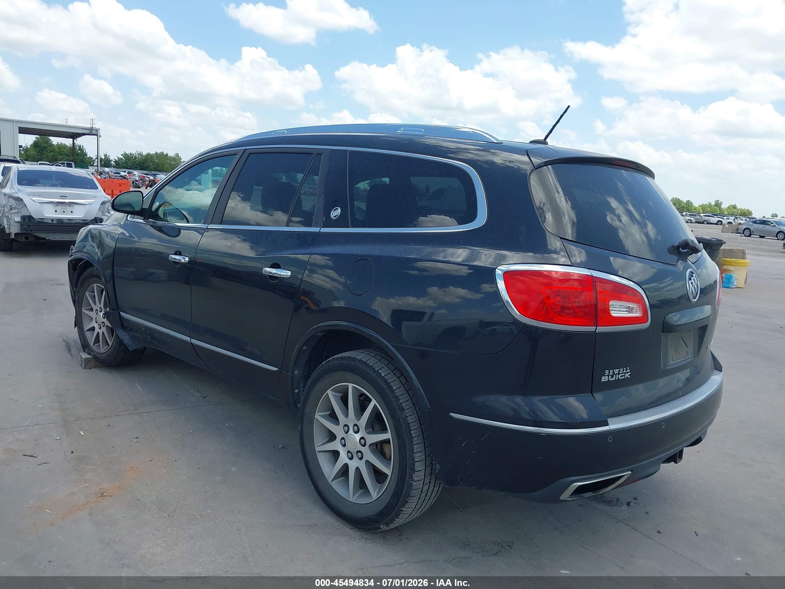 2015 Buick Enclave Leather Black vin: 5GAKRBKD8FJ118621