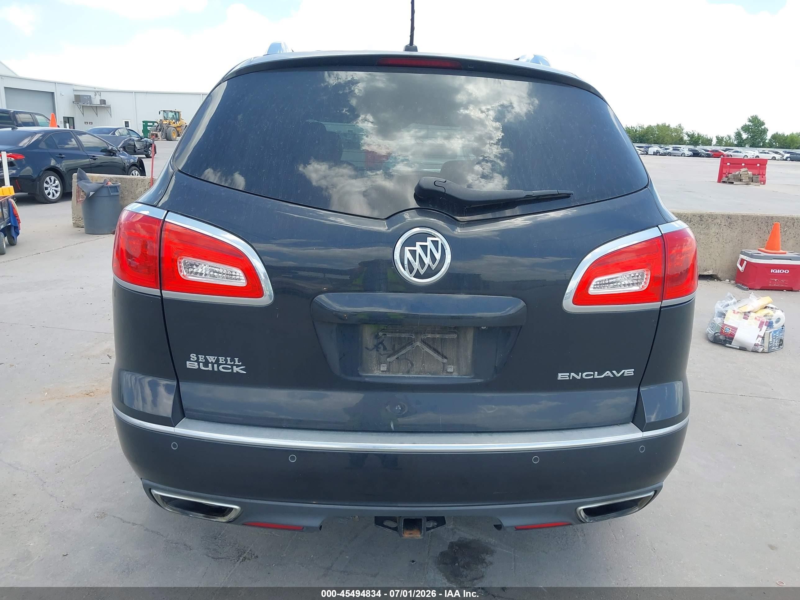 2015 Buick Enclave Leather Black vin: 5GAKRBKD8FJ118621