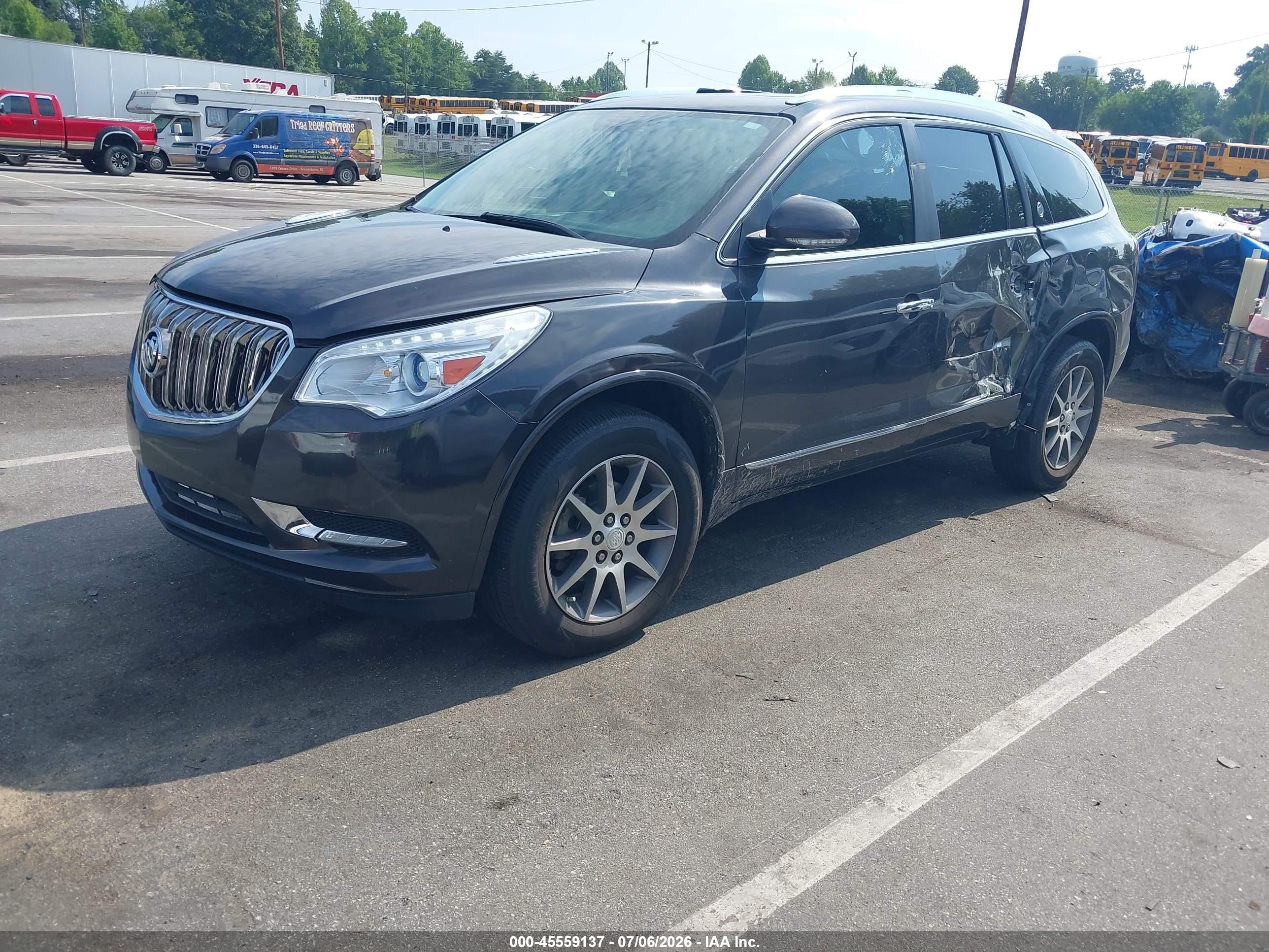 2015 Buick Enclave Leather Gray vin: 5GAKRBKD8FJ255316