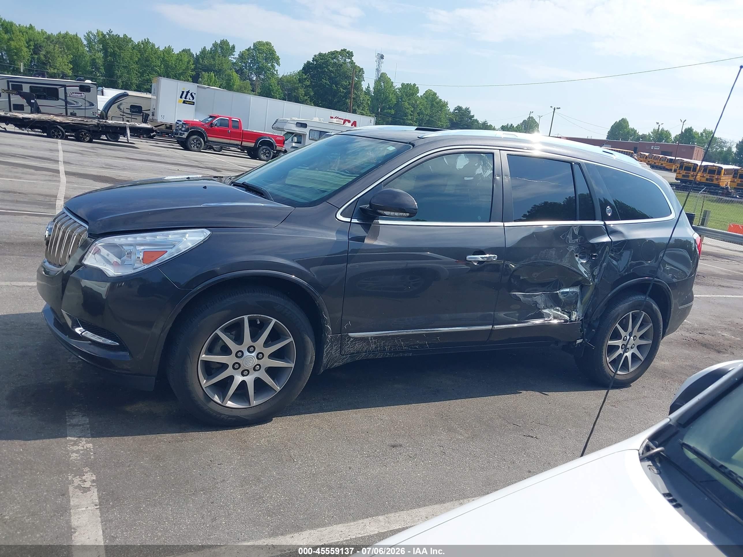 2015 Buick Enclave Leather Gray vin: 5GAKRBKD8FJ255316