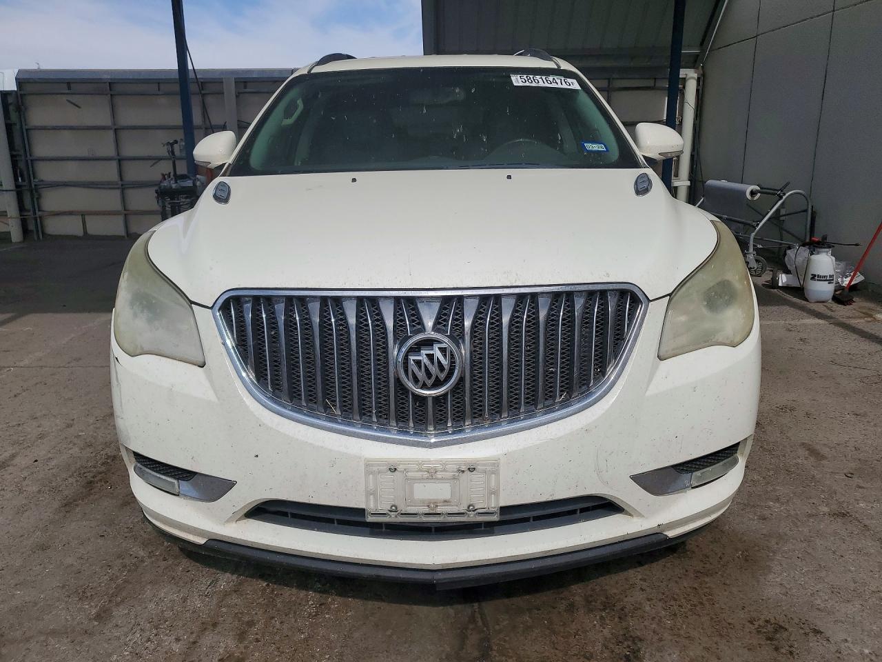 2015 Buick Enclave White vin: 5GAKRBKD8FJ256966