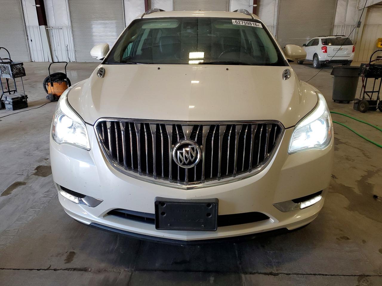 2015 Buick Enclave White vin: 5GAKRBKD8FJ276585