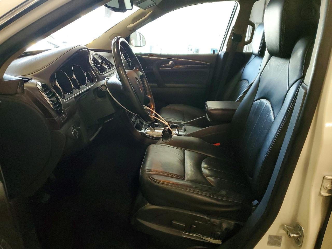 2015 Buick Enclave White vin: 5GAKRBKD8FJ276585