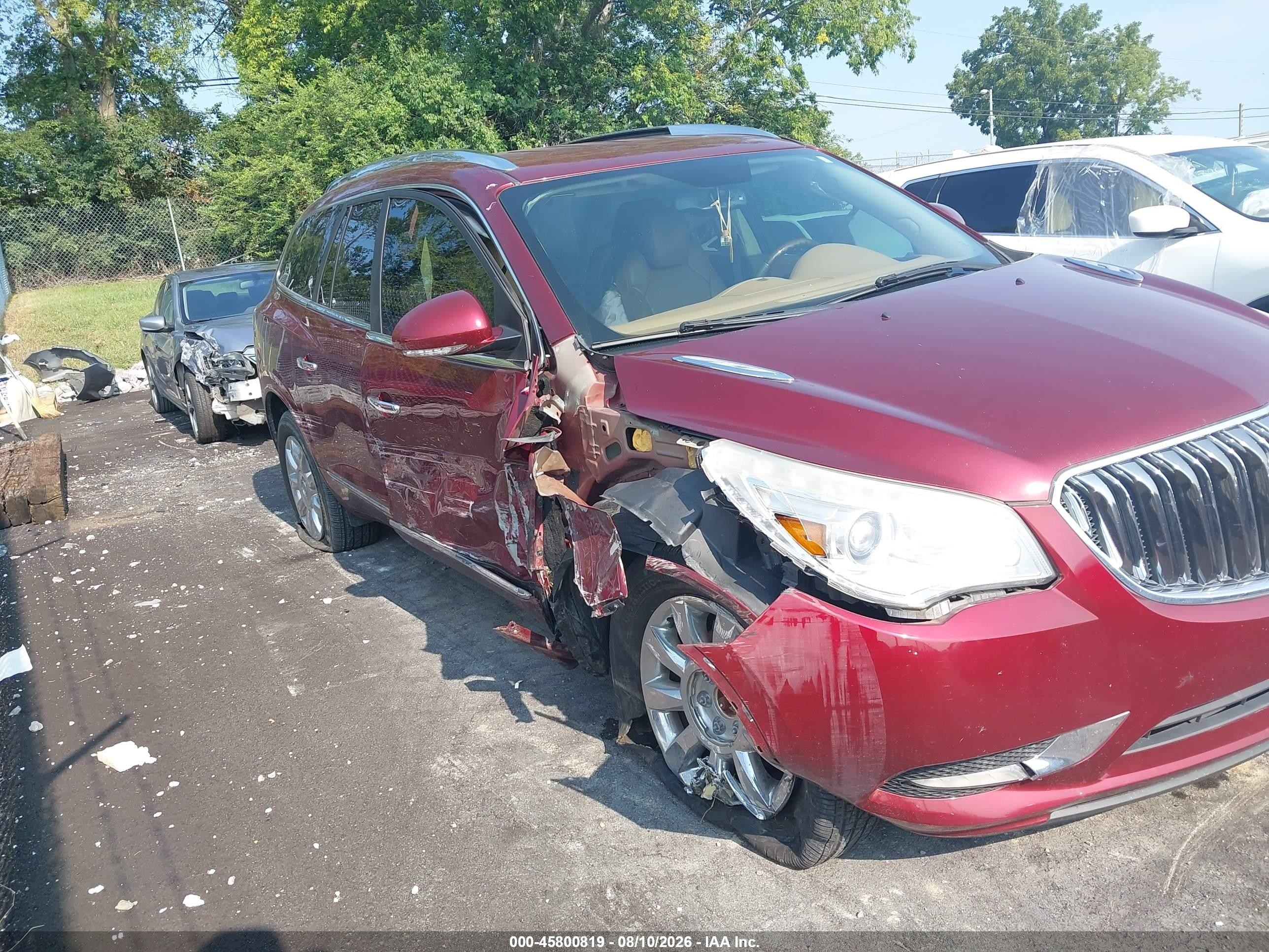 2015 Buick Enclave Leather Burgundy vin: 5GAKRBKD8FJ370725