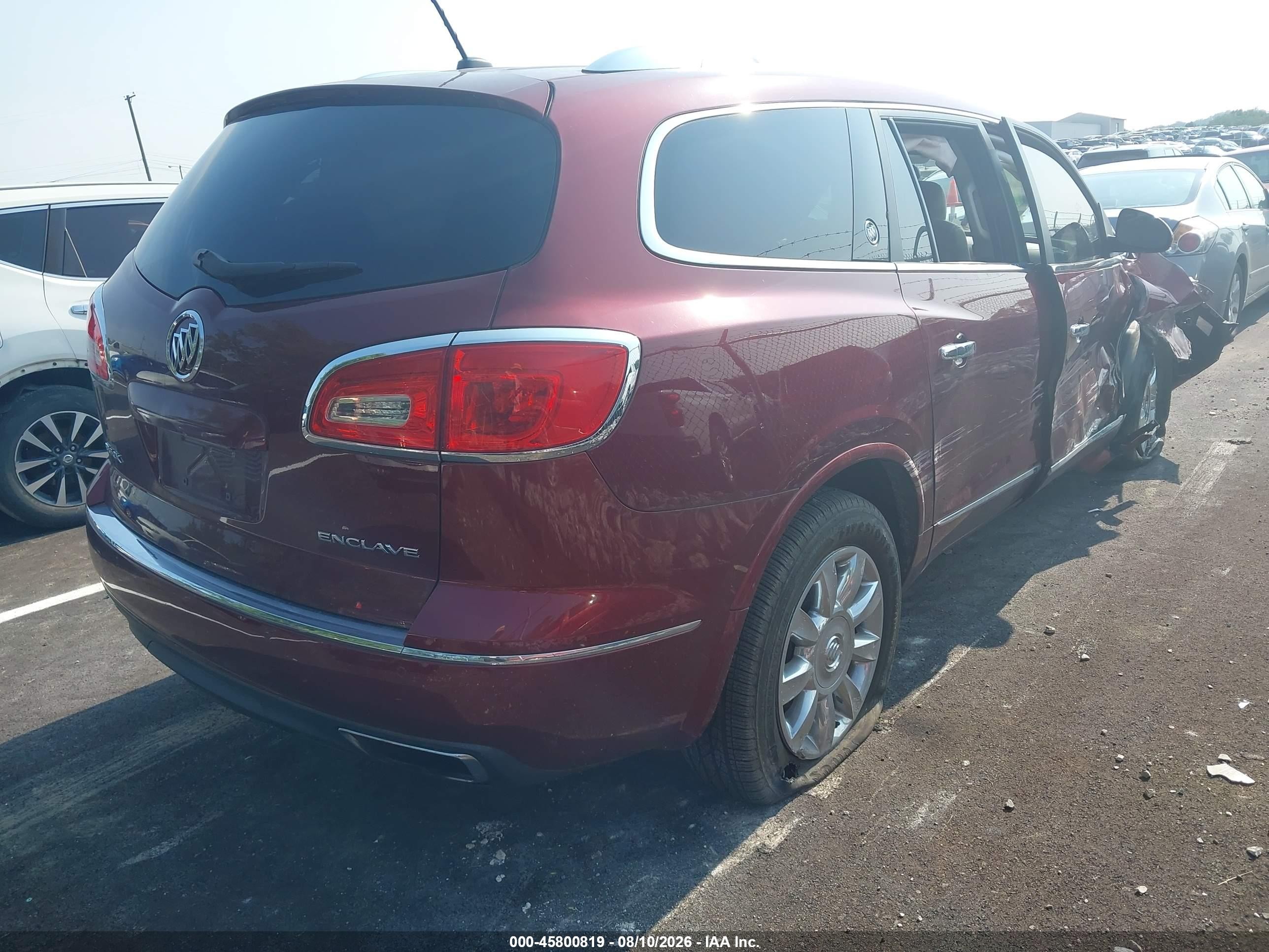 2015 Buick Enclave Leather Burgundy vin: 5GAKRBKD8FJ370725