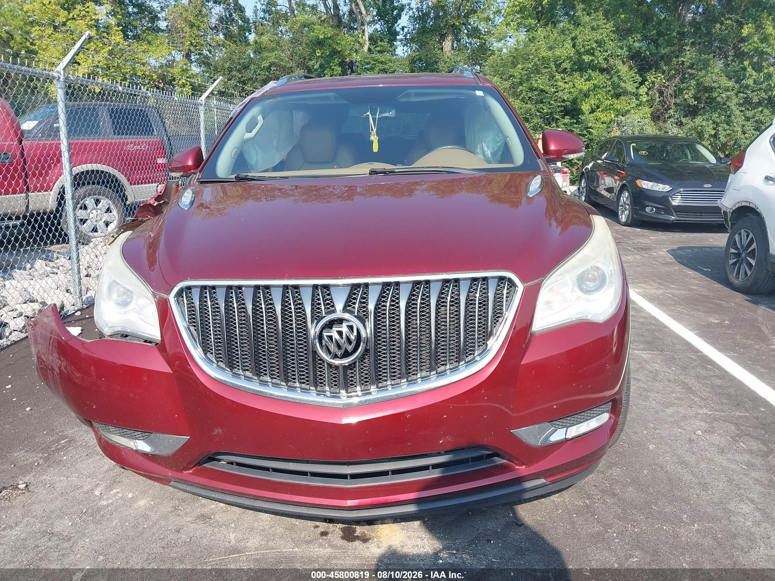 2015 Buick Enclave Leather Burgundy vin: 5GAKRBKD8FJ370725
