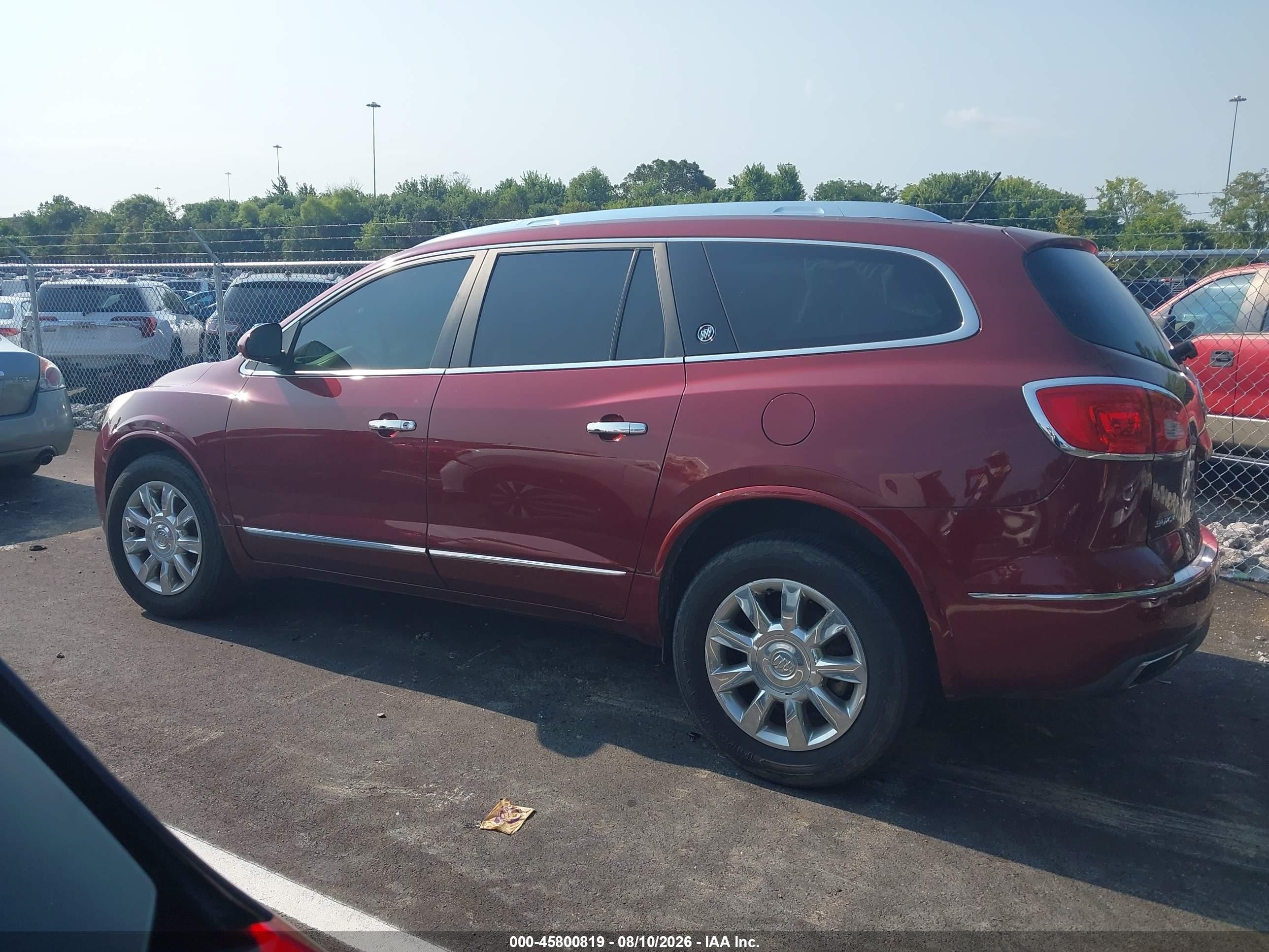 2015 Buick Enclave Leather Burgundy vin: 5GAKRBKD8FJ370725