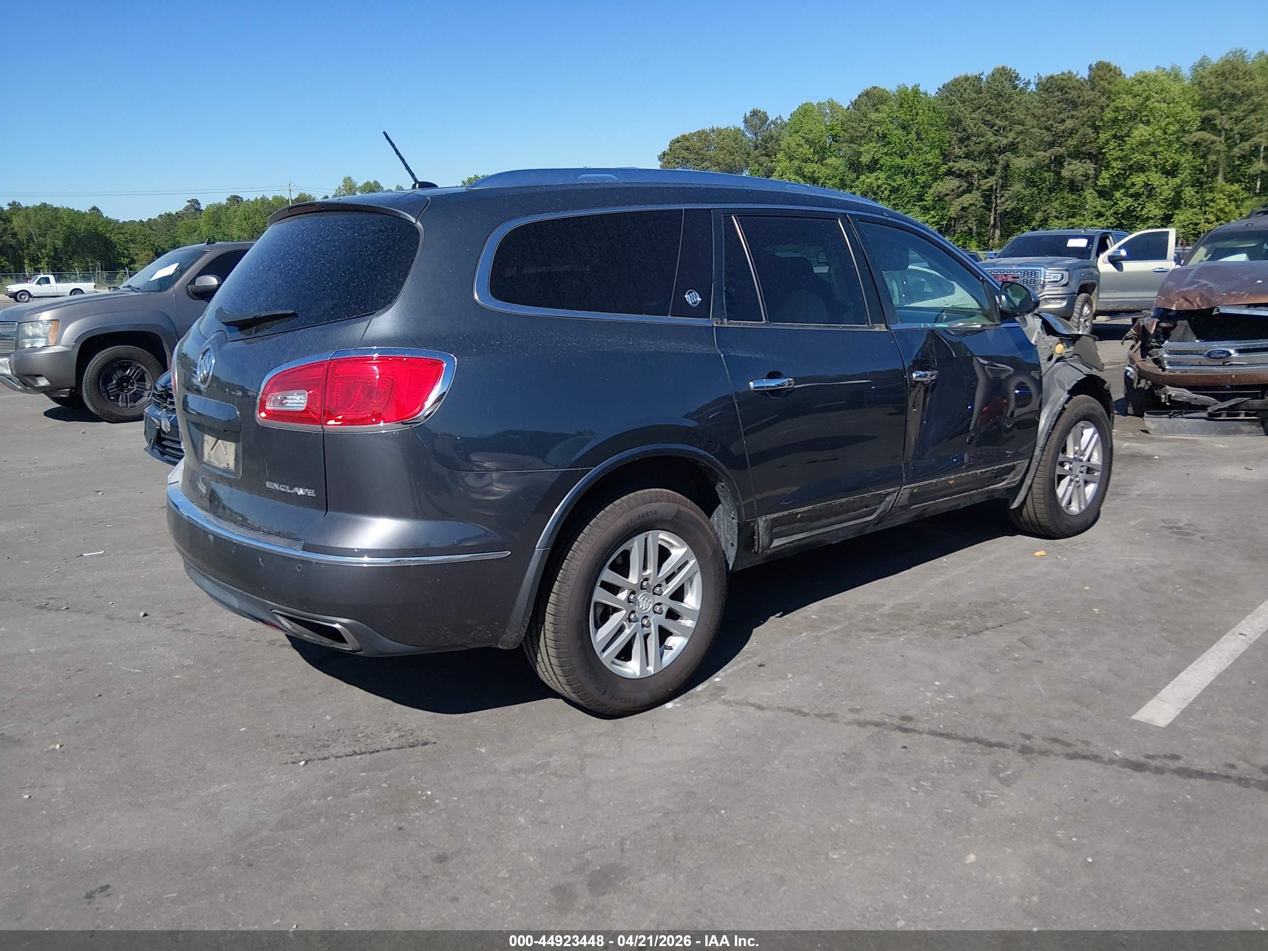 2013 Buick Enclave Convenience Gray vin: 5GAKRBKD9DJ196886