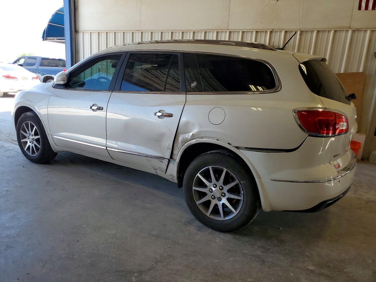2014 Buick Enclave Белый vin: 5GAKRBKD9EJ110784