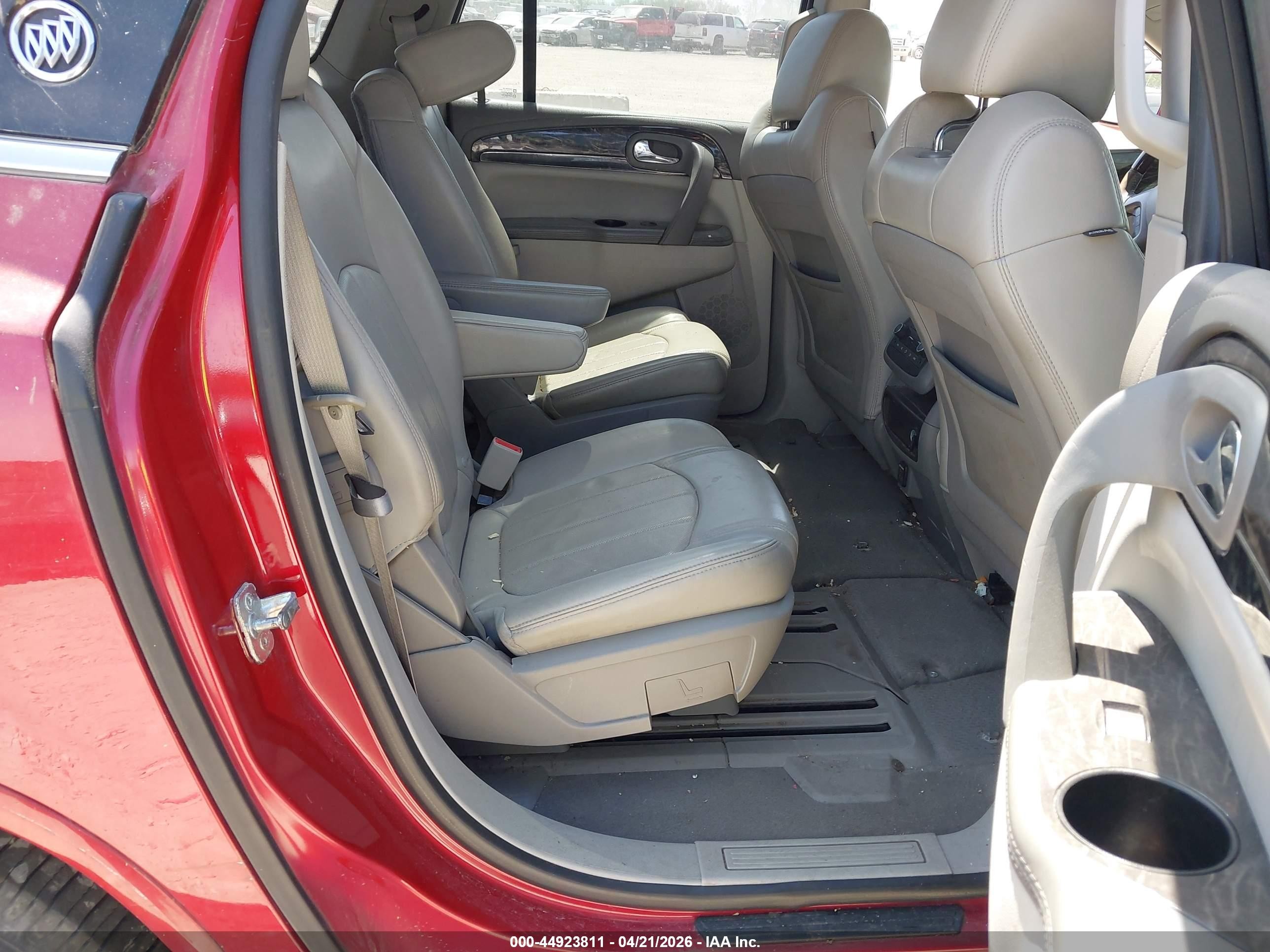 2014 Buick Enclave Leather Maroon vin: 5GAKRBKD9EJ125270
