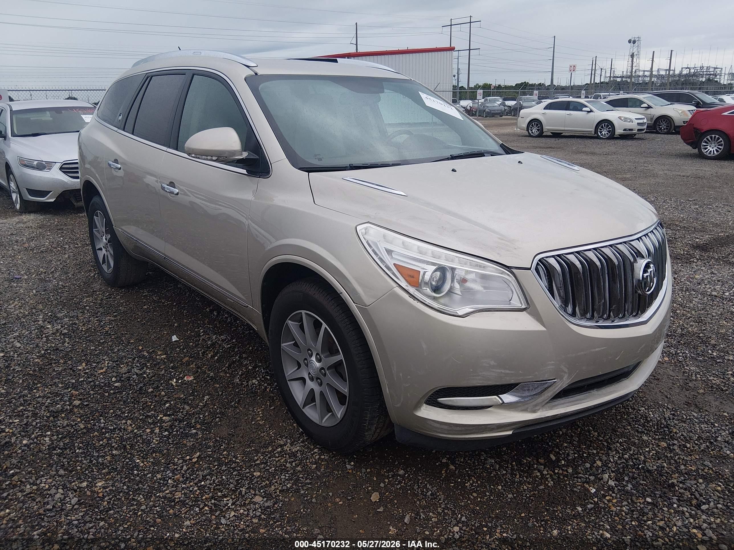 2014 Buick Enclave Leather Gold vin: 5GAKRBKD9EJ285990