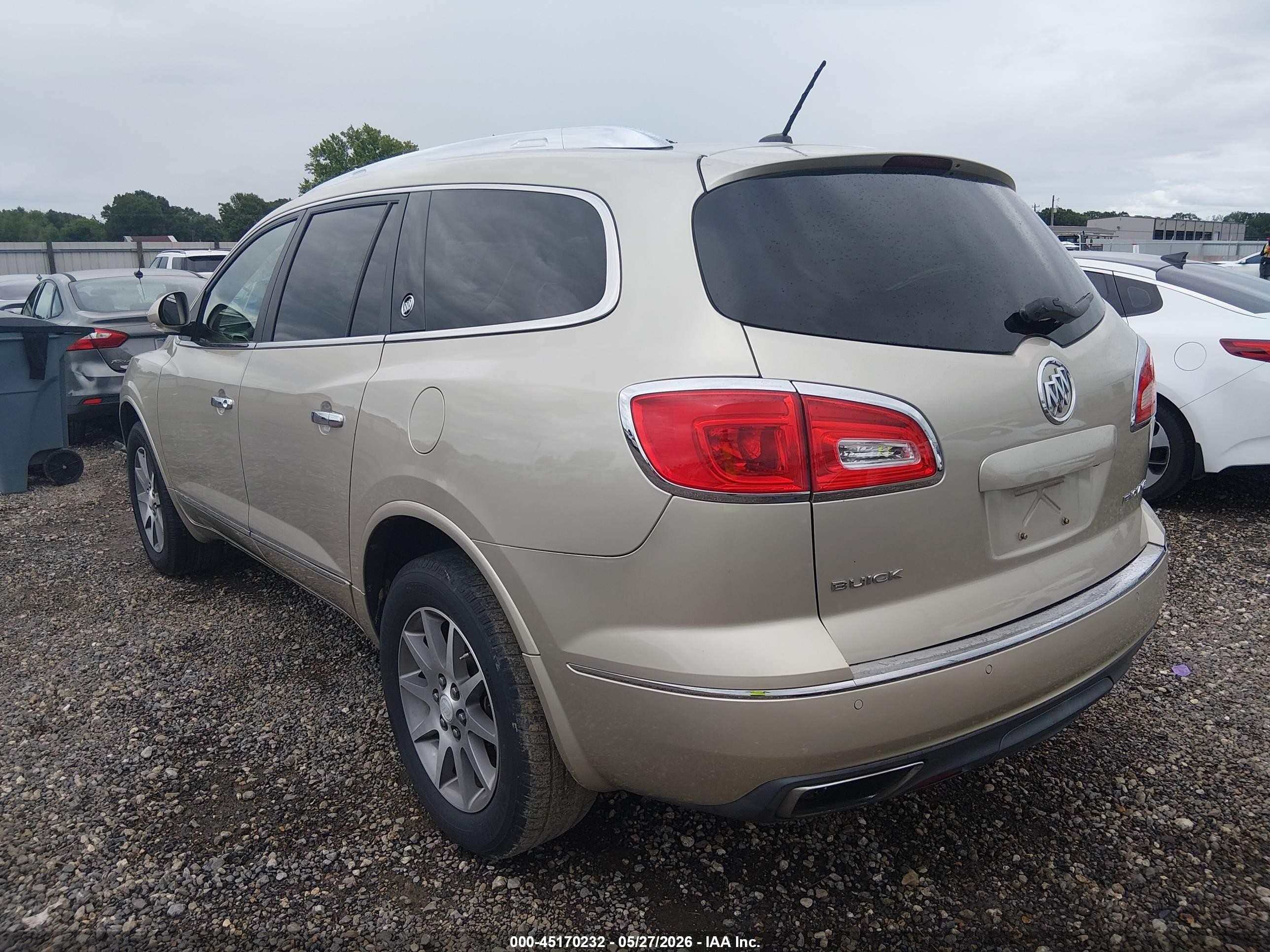 2014 Buick Enclave Leather Gold vin: 5GAKRBKD9EJ285990