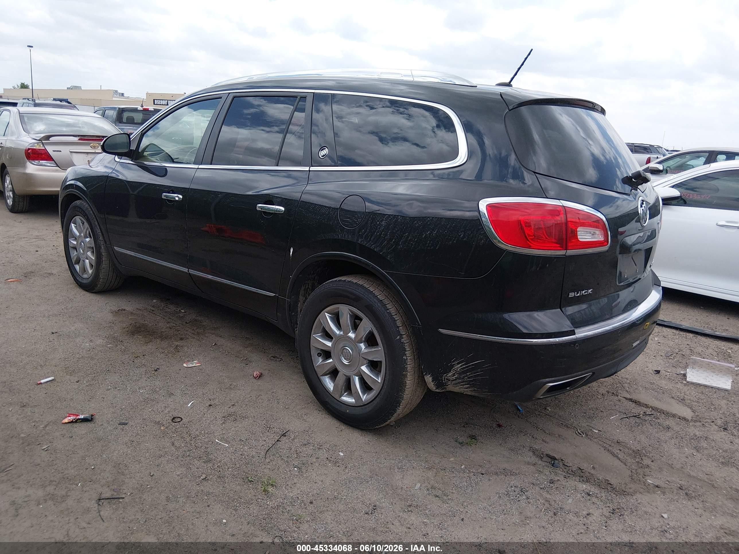 2014 Buick Enclave Leather Black vin: 5GAKRBKD9EJ336758