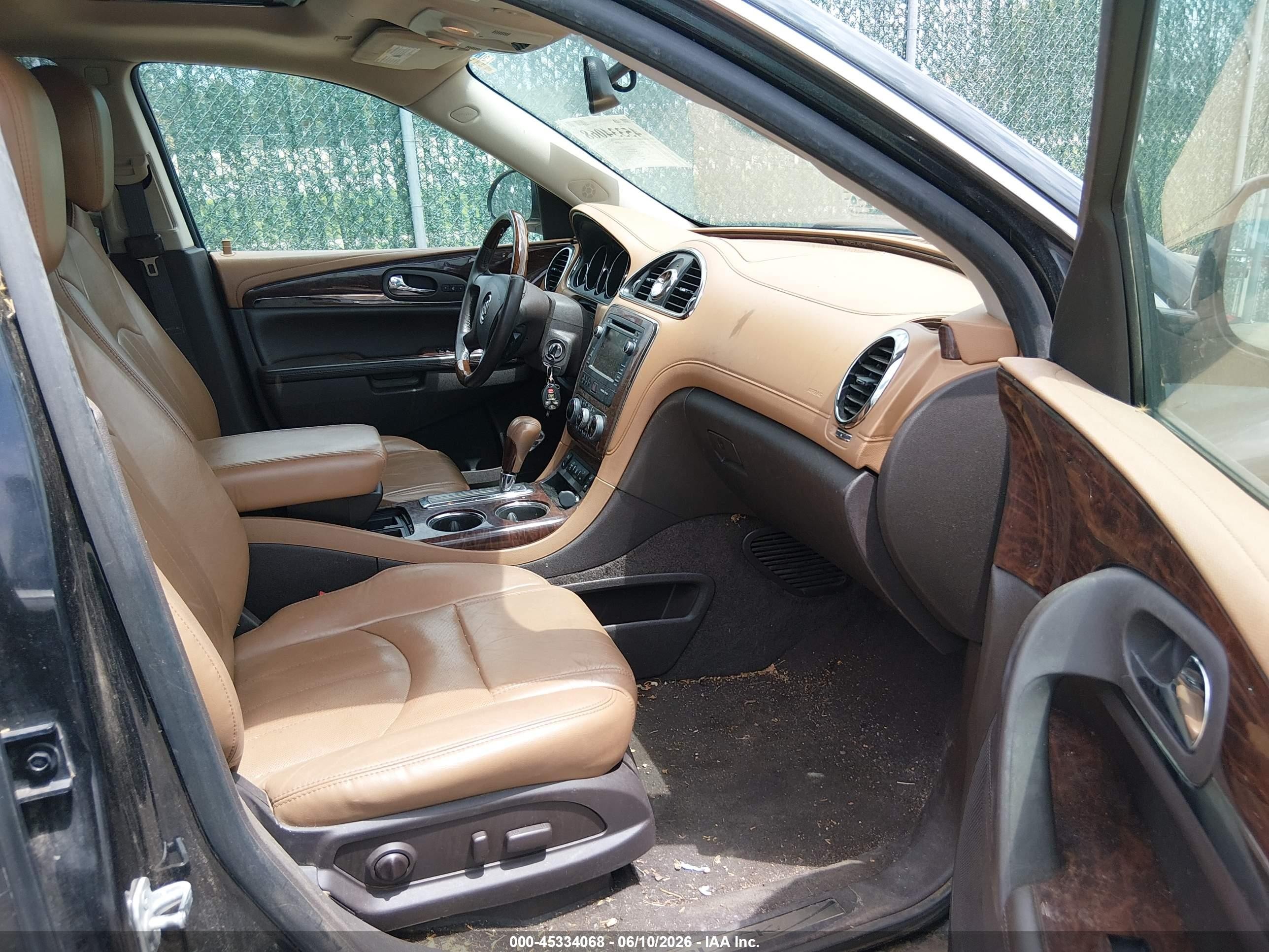 2014 Buick Enclave Leather Black vin: 5GAKRBKD9EJ336758