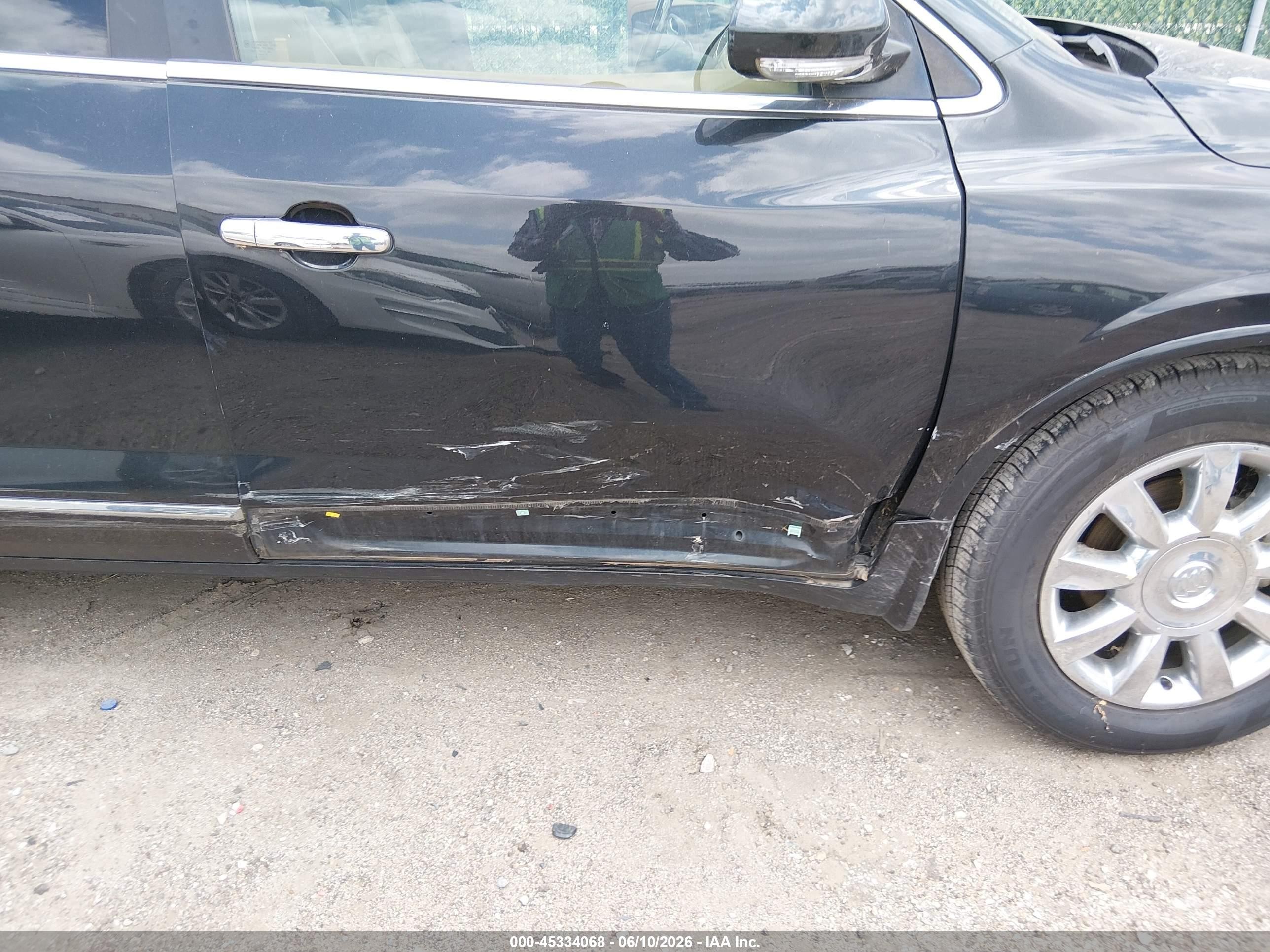 2014 Buick Enclave Leather Black vin: 5GAKRBKD9EJ336758