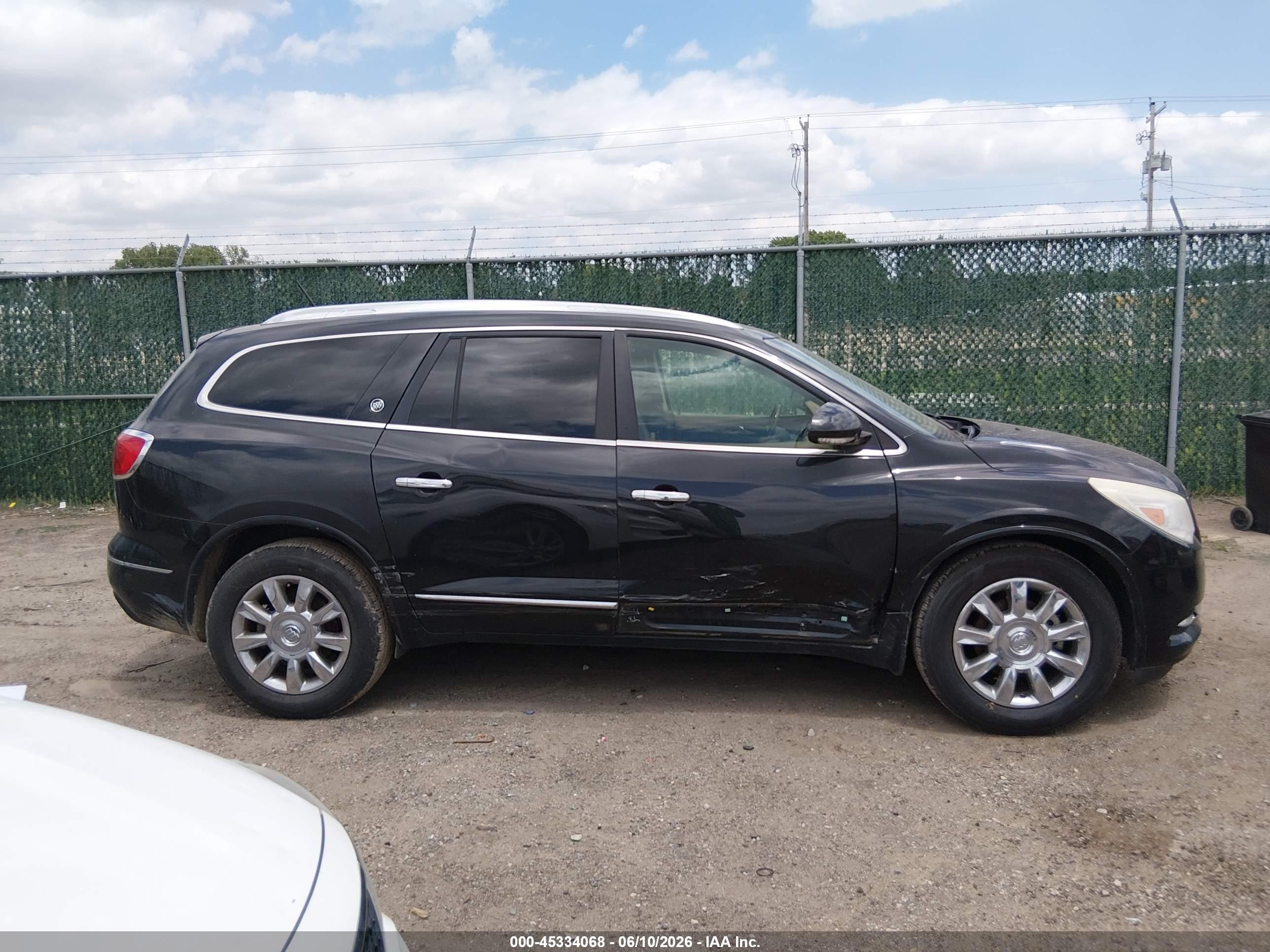 2014 Buick Enclave Leather Black vin: 5GAKRBKD9EJ336758