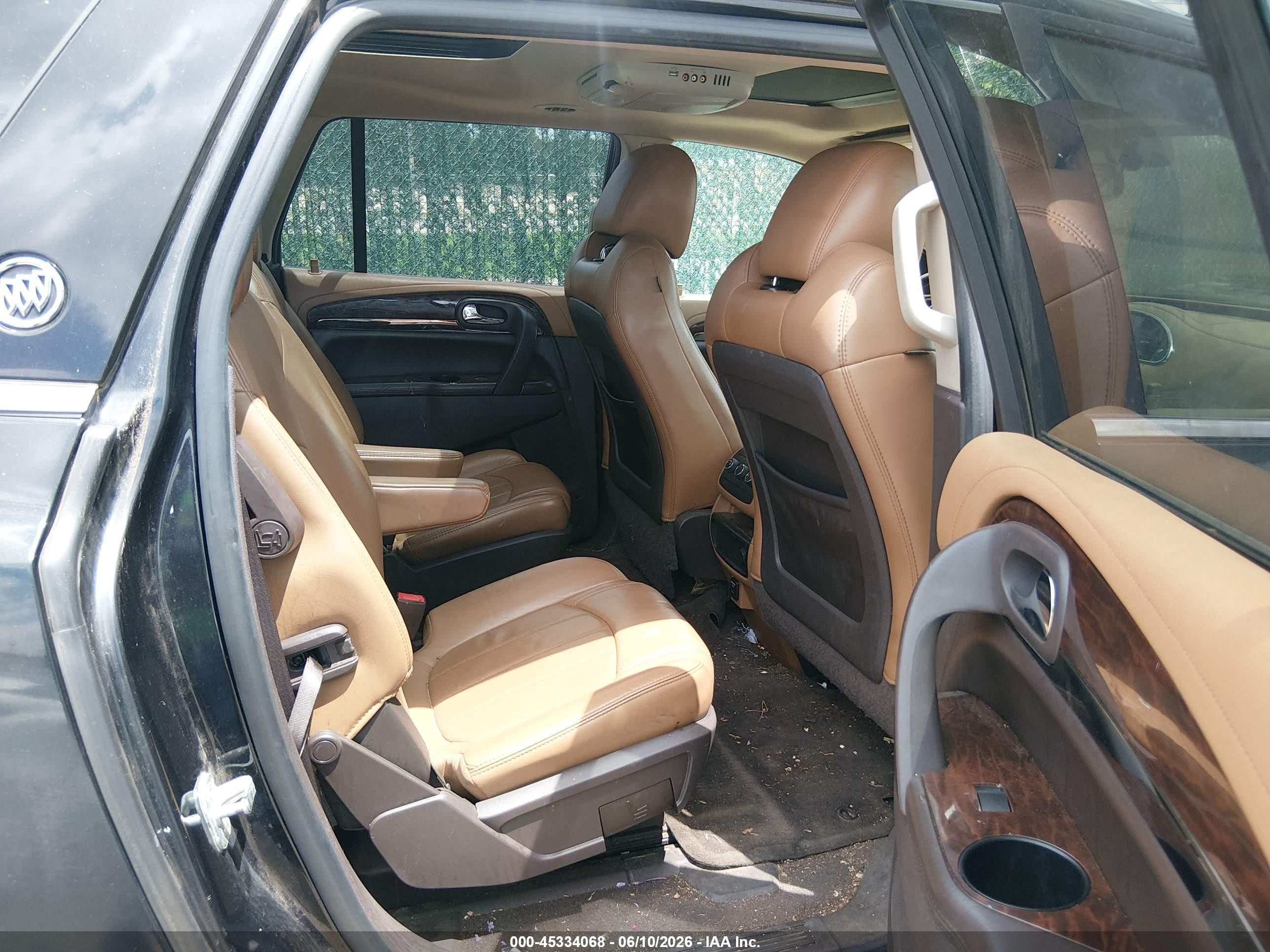 2014 Buick Enclave Leather Black vin: 5GAKRBKD9EJ336758