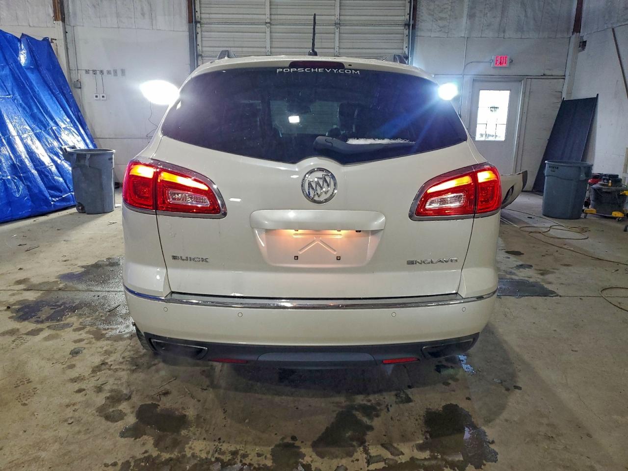 2014 Buick Enclave Белый vin: 5GAKRBKD9EJ376158