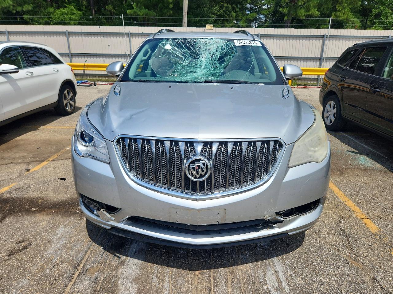 2015 Buick Enclave Серебряный vin: 5GAKRBKD9FJ130096