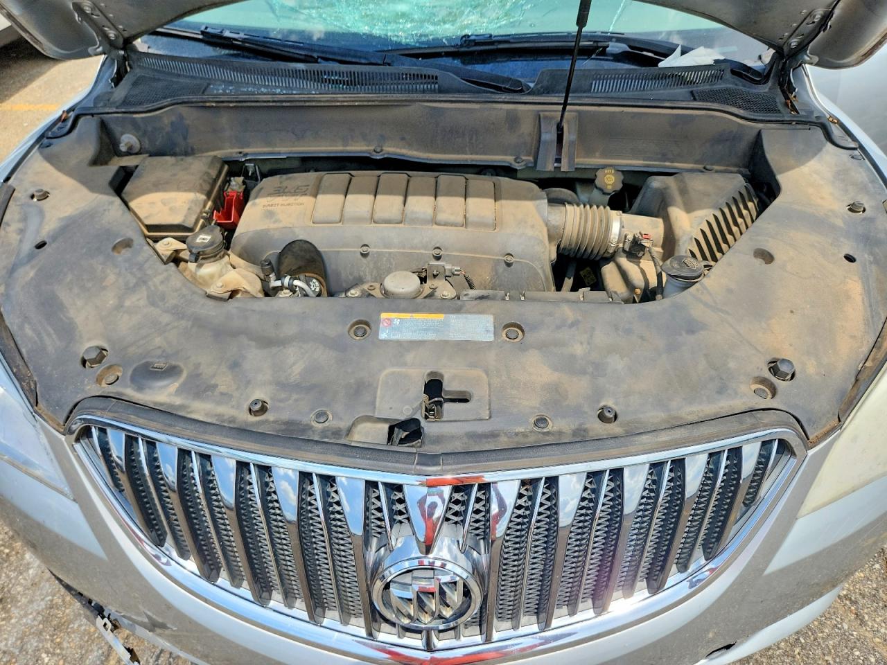 2015 Buick Enclave Серебряный vin: 5GAKRBKD9FJ130096
