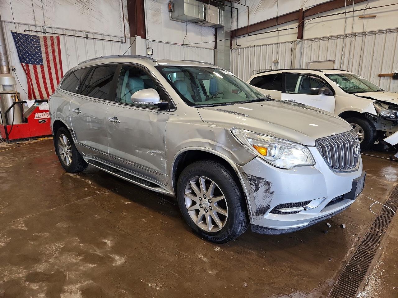 2015 Buick Enclave Silver vin: 5GAKRBKD9FJ165074