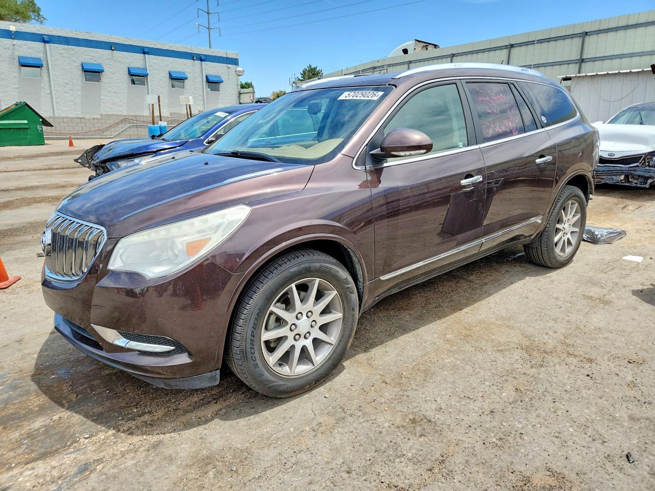 2015 Buick Enclave Brown vin: 5GAKRBKD9FJ200227