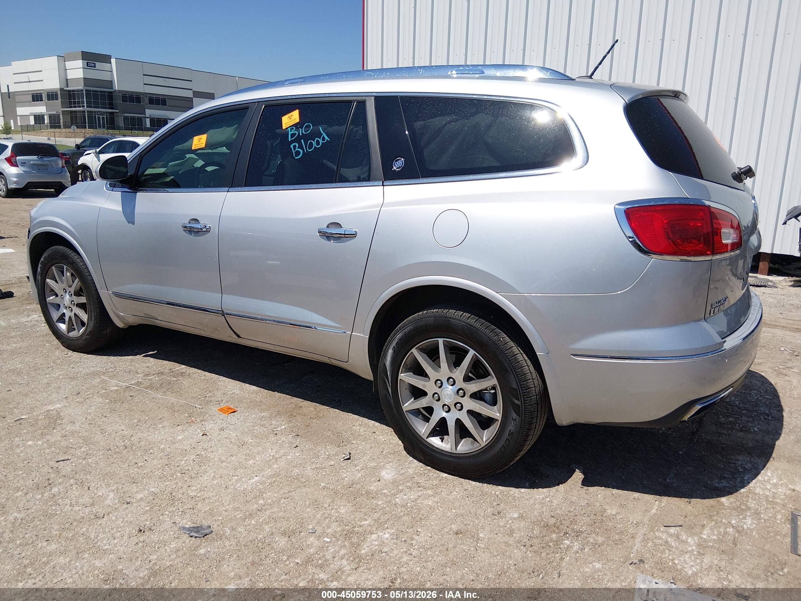 2015 Buick Enclave Leather Серебряный vin: 5GAKRBKD9FJ343808