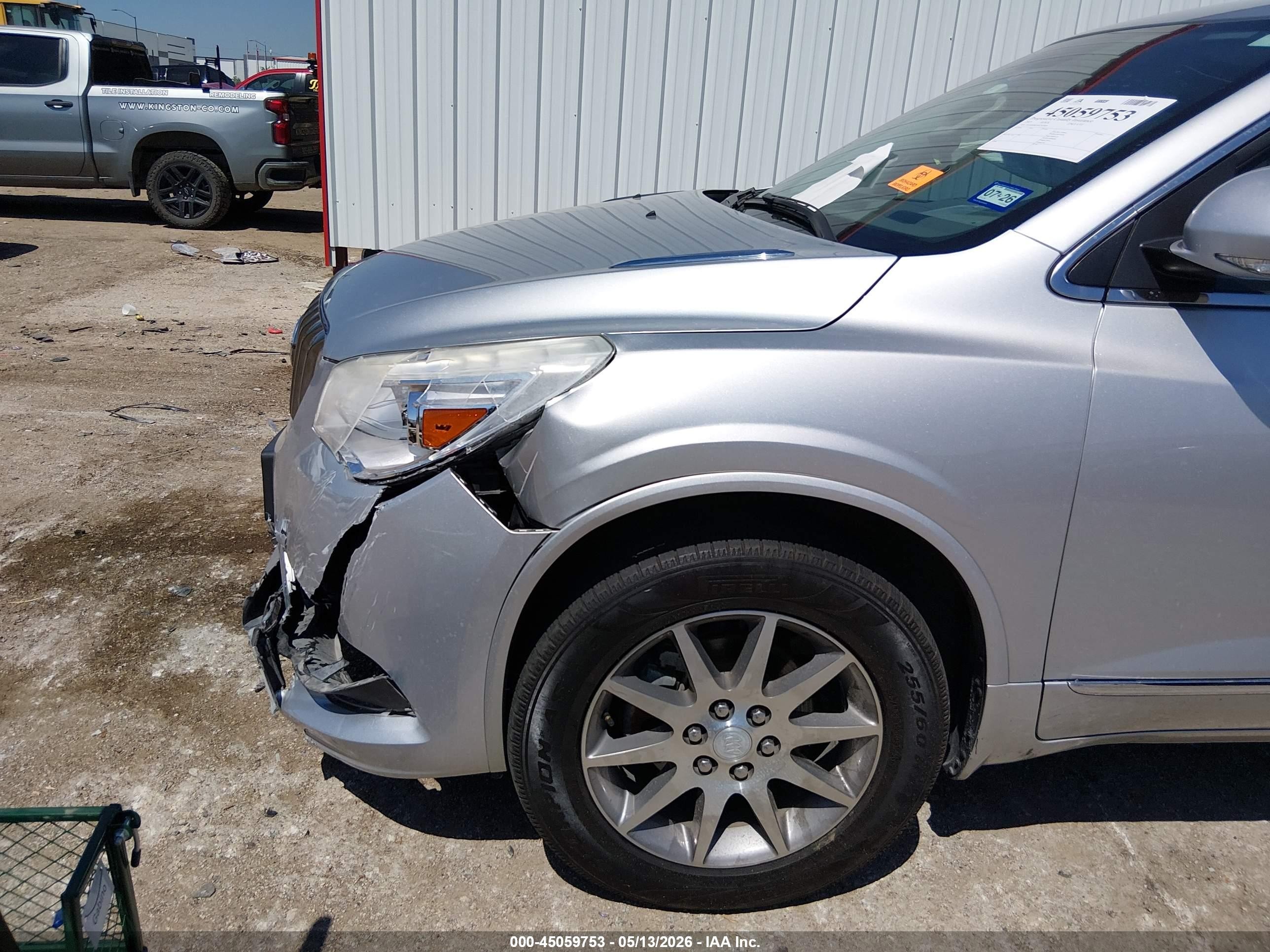 2015 Buick Enclave Leather Серебряный vin: 5GAKRBKD9FJ343808