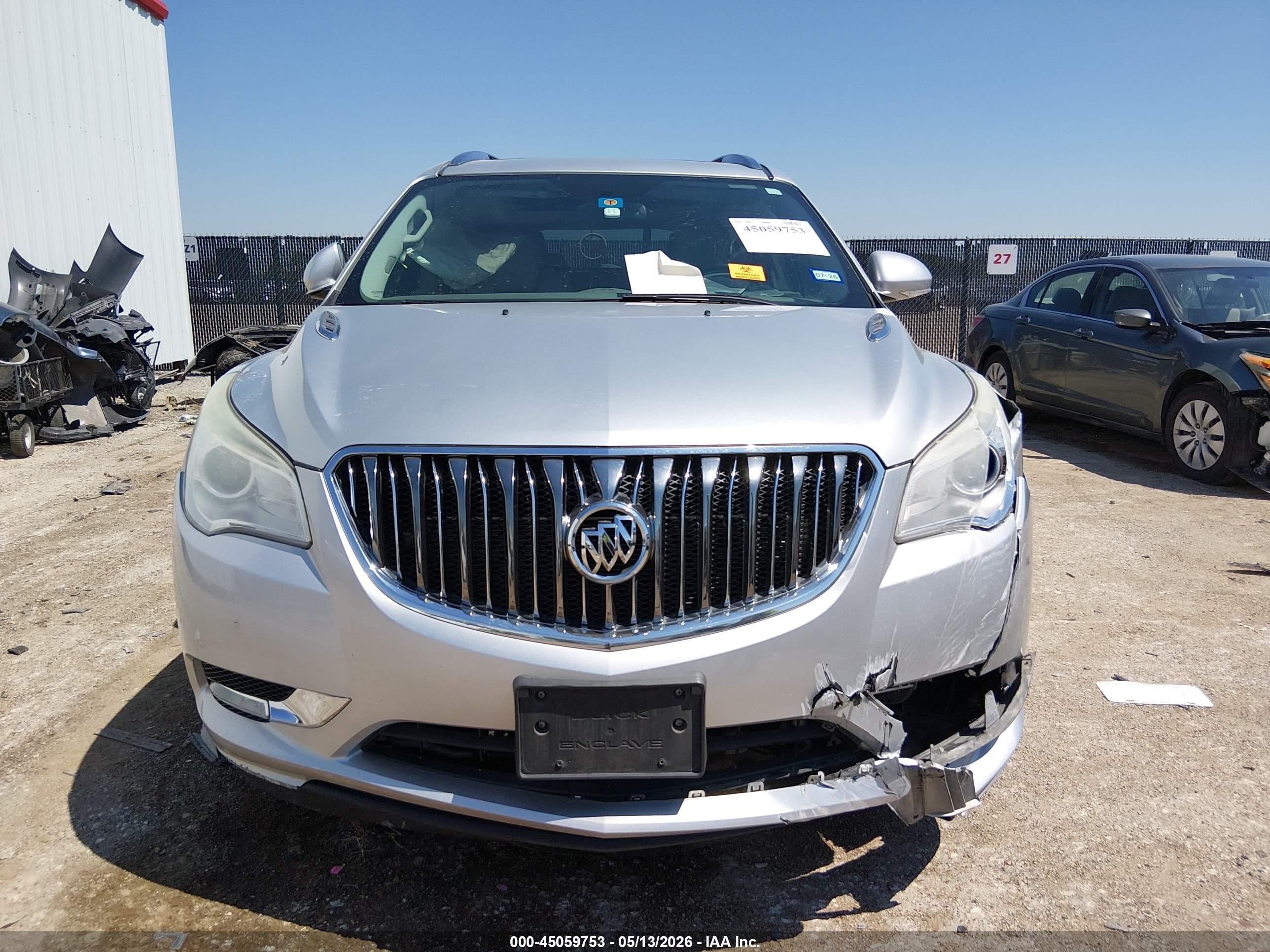 2015 Buick Enclave Leather Серебряный vin: 5GAKRBKD9FJ343808