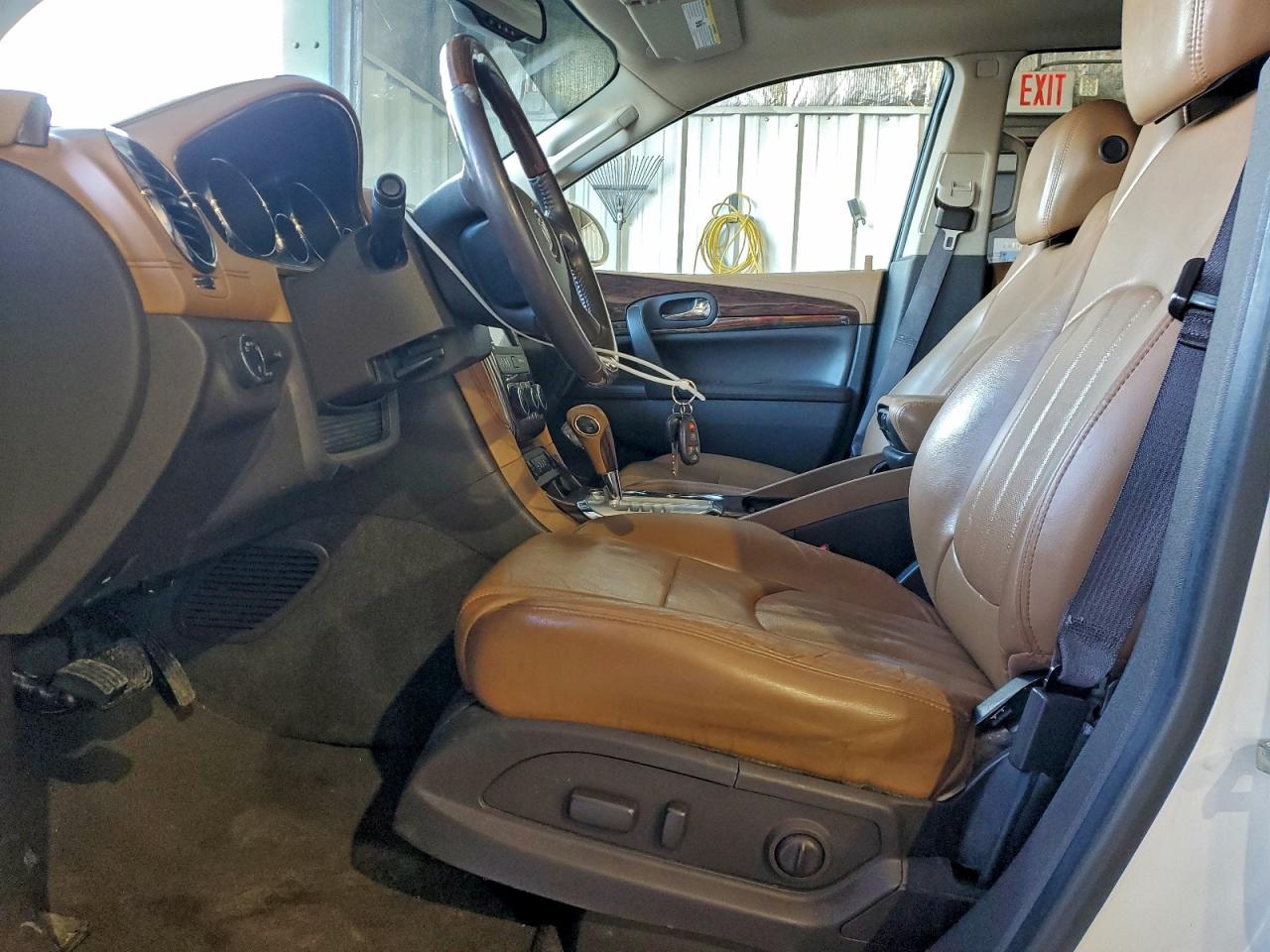 2014 Buick Enclave White vin: 5GAKRBKDXEJ146600