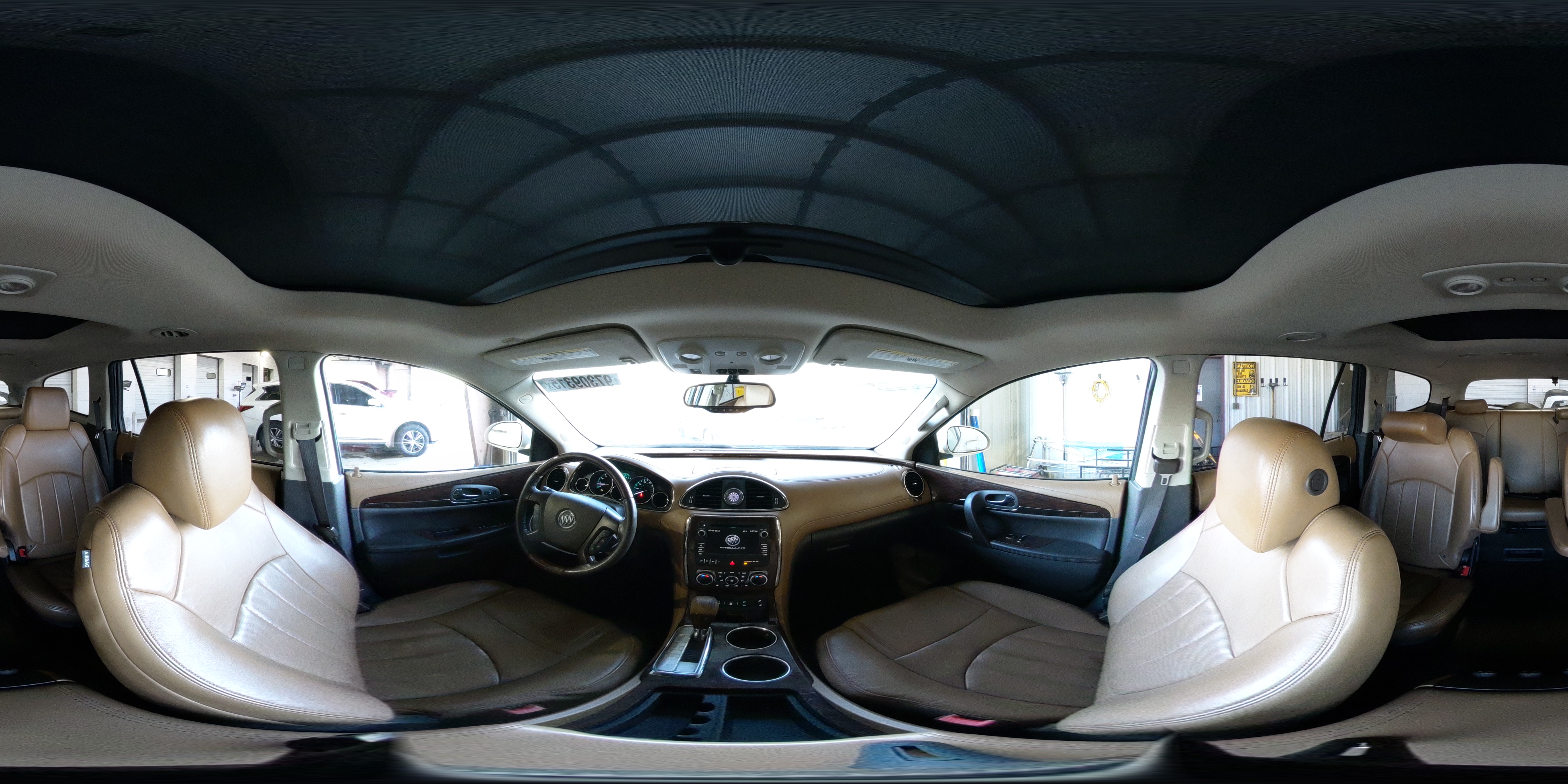 2014 Buick Enclave White vin: 5GAKRBKDXEJ146600