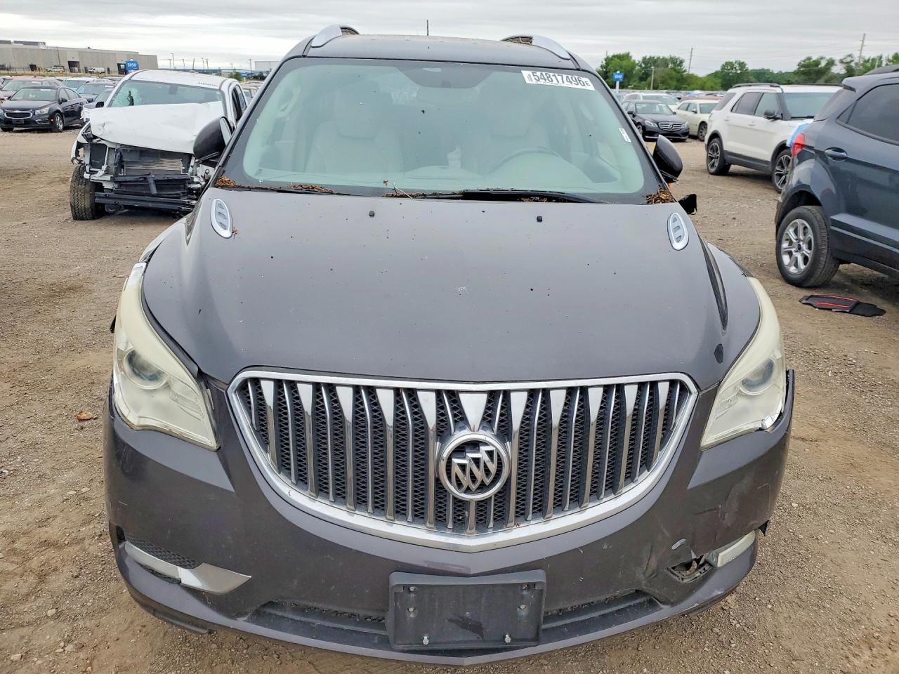 2014 Buick Enclave Серый vin: 5GAKRBKDXEJ182271