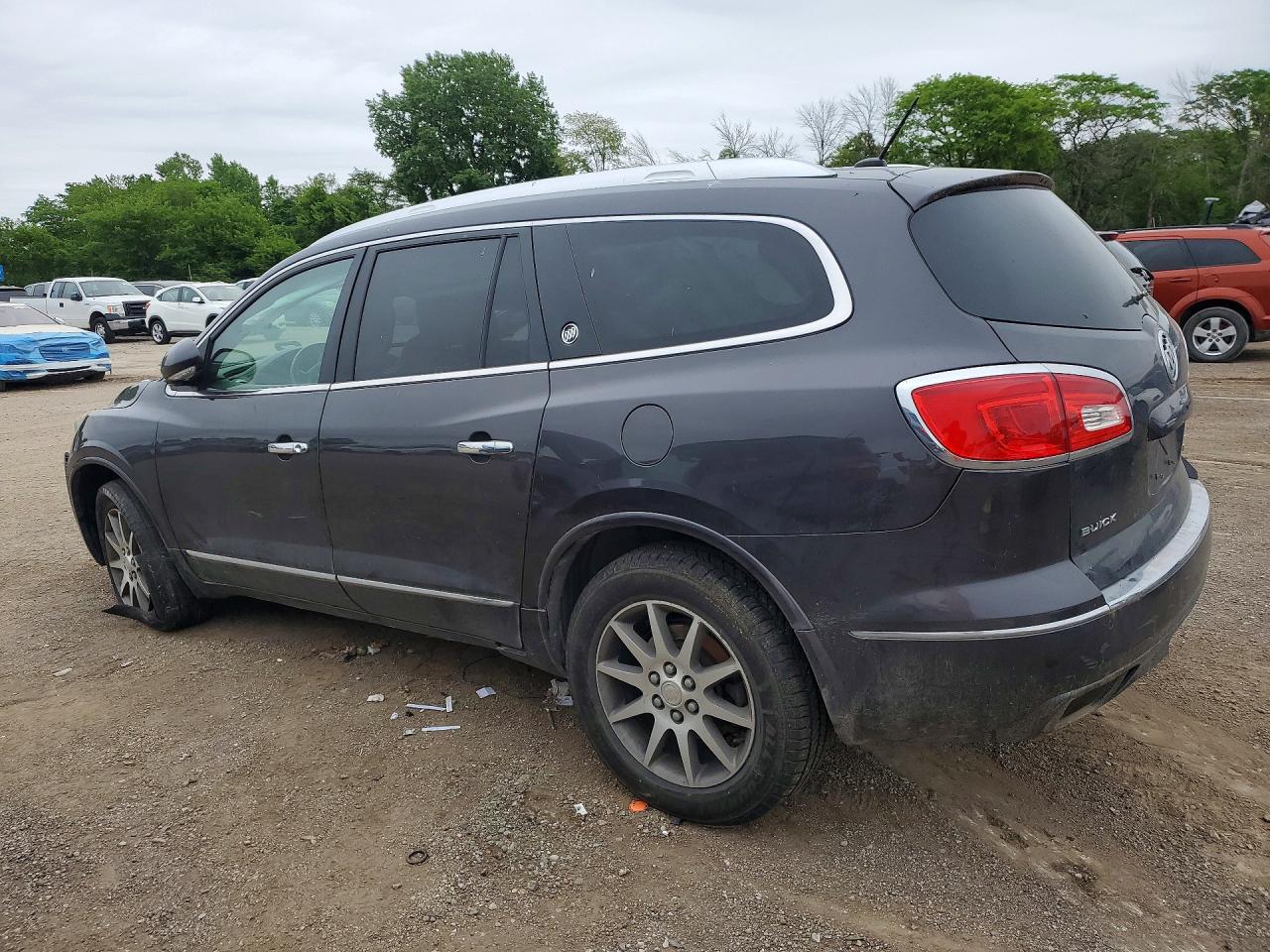 2014 Buick Enclave Серый vin: 5GAKRBKDXEJ182271
