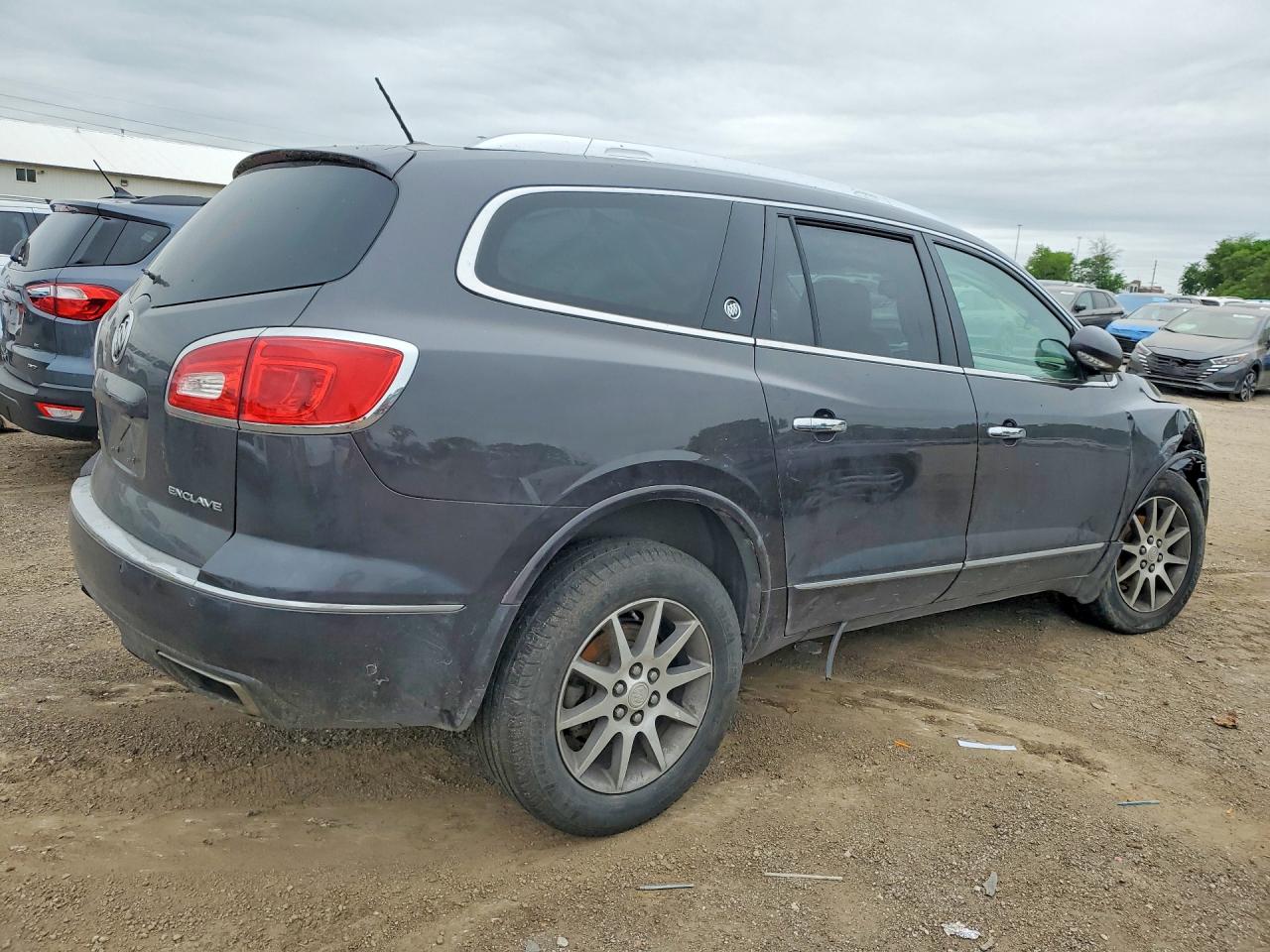 2014 Buick Enclave Серый vin: 5GAKRBKDXEJ182271