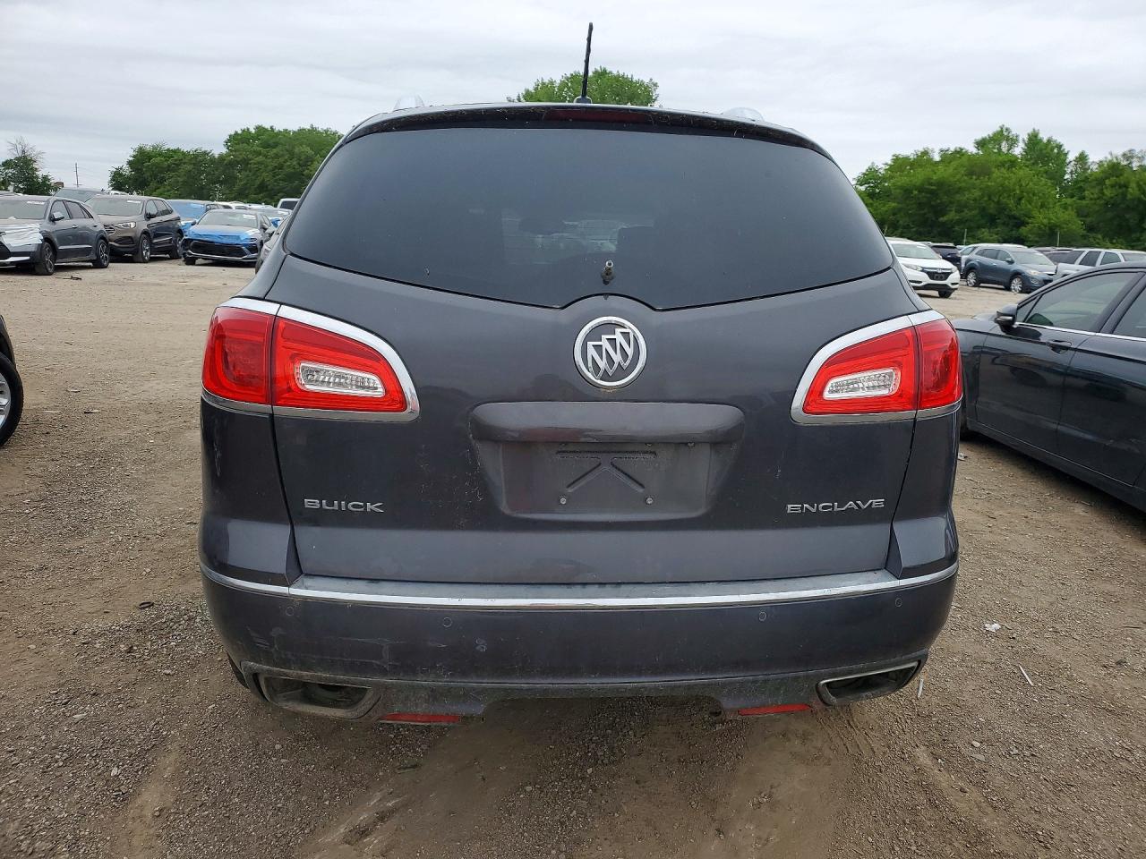 2014 Buick Enclave Серый vin: 5GAKRBKDXEJ182271