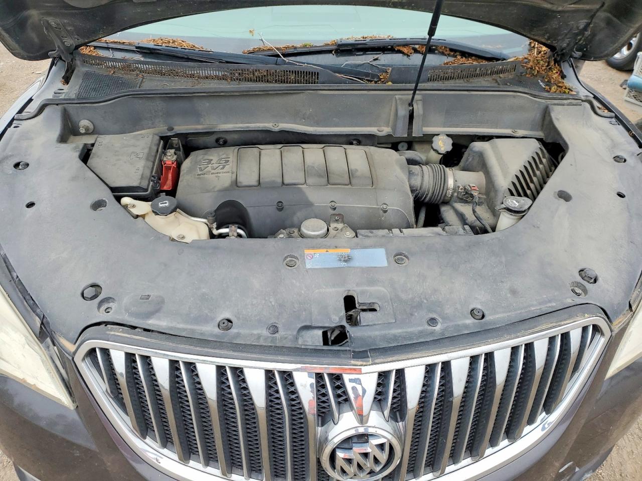 2014 Buick Enclave Серый vin: 5GAKRBKDXEJ182271