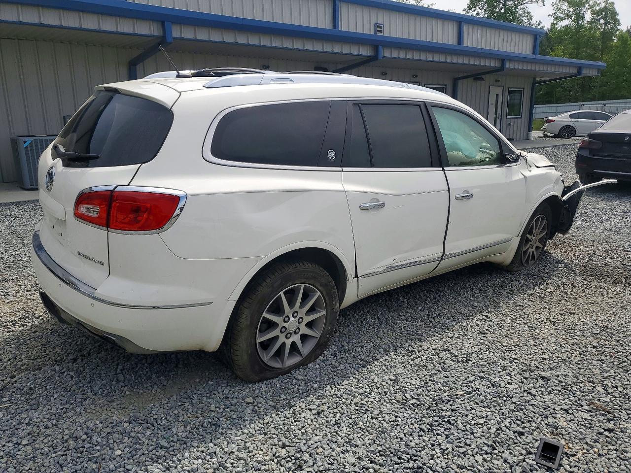 2014 Buick Enclave White vin: 5GAKRBKDXEJ274531