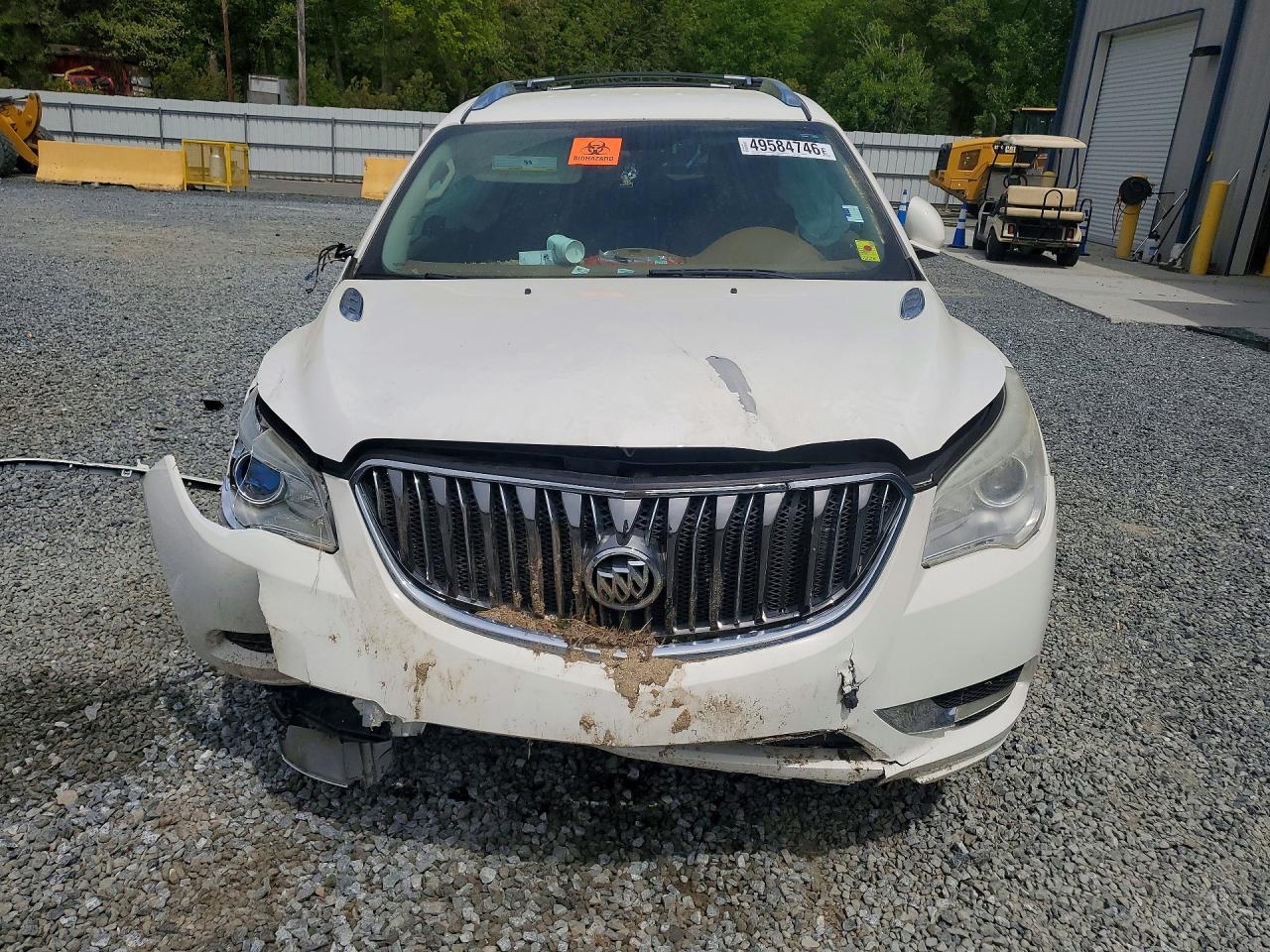 2014 Buick Enclave White vin: 5GAKRBKDXEJ274531