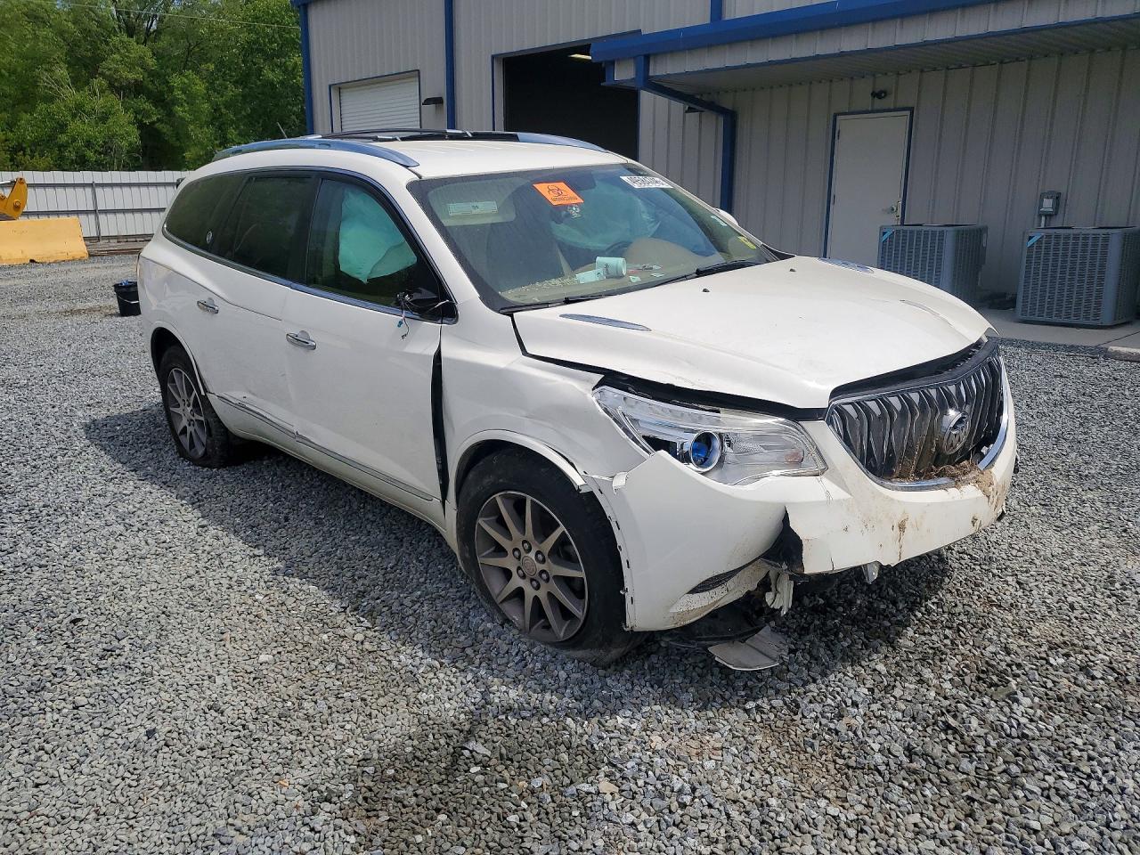 2014 Buick Enclave White vin: 5GAKRBKDXEJ274531